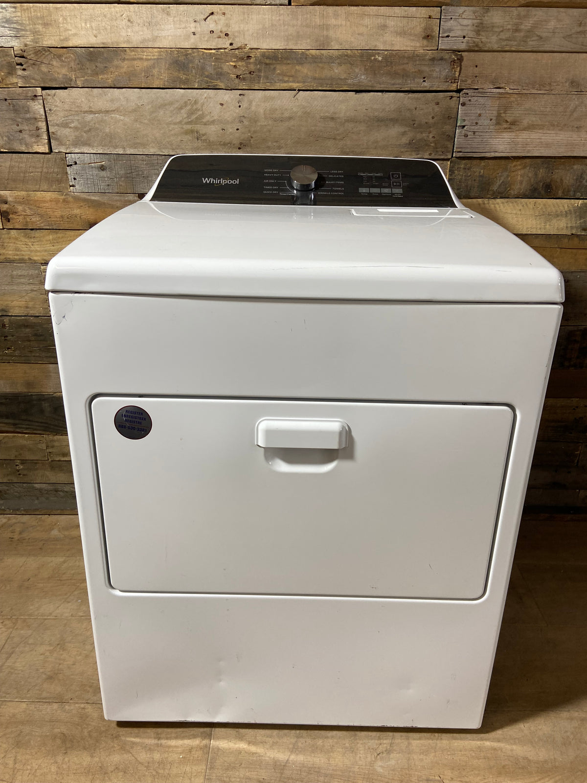 Whirlpool Black Panel Large Capacity Dryer