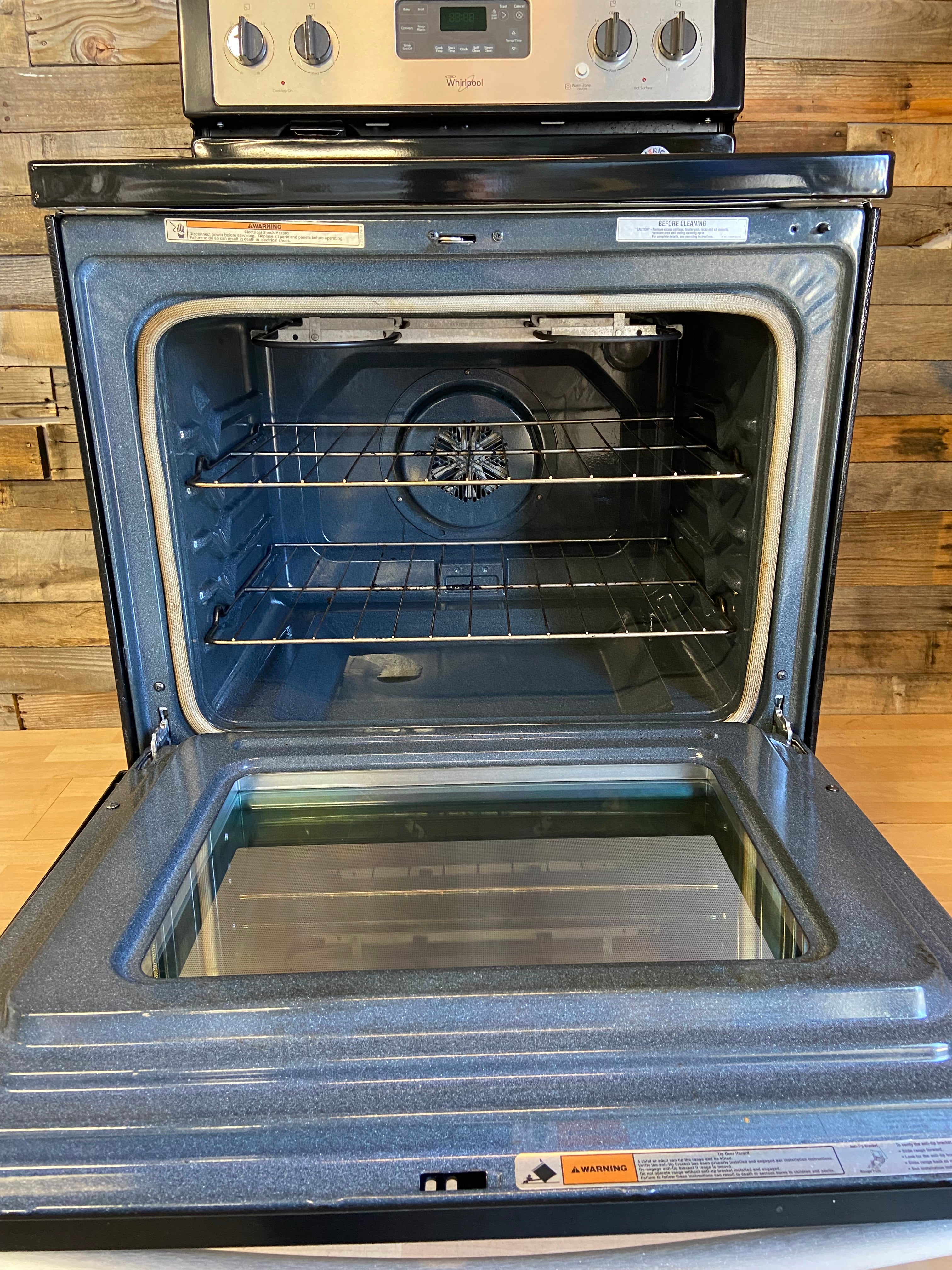 Whirlpool Stainless 5 Burner Glass Top Range
