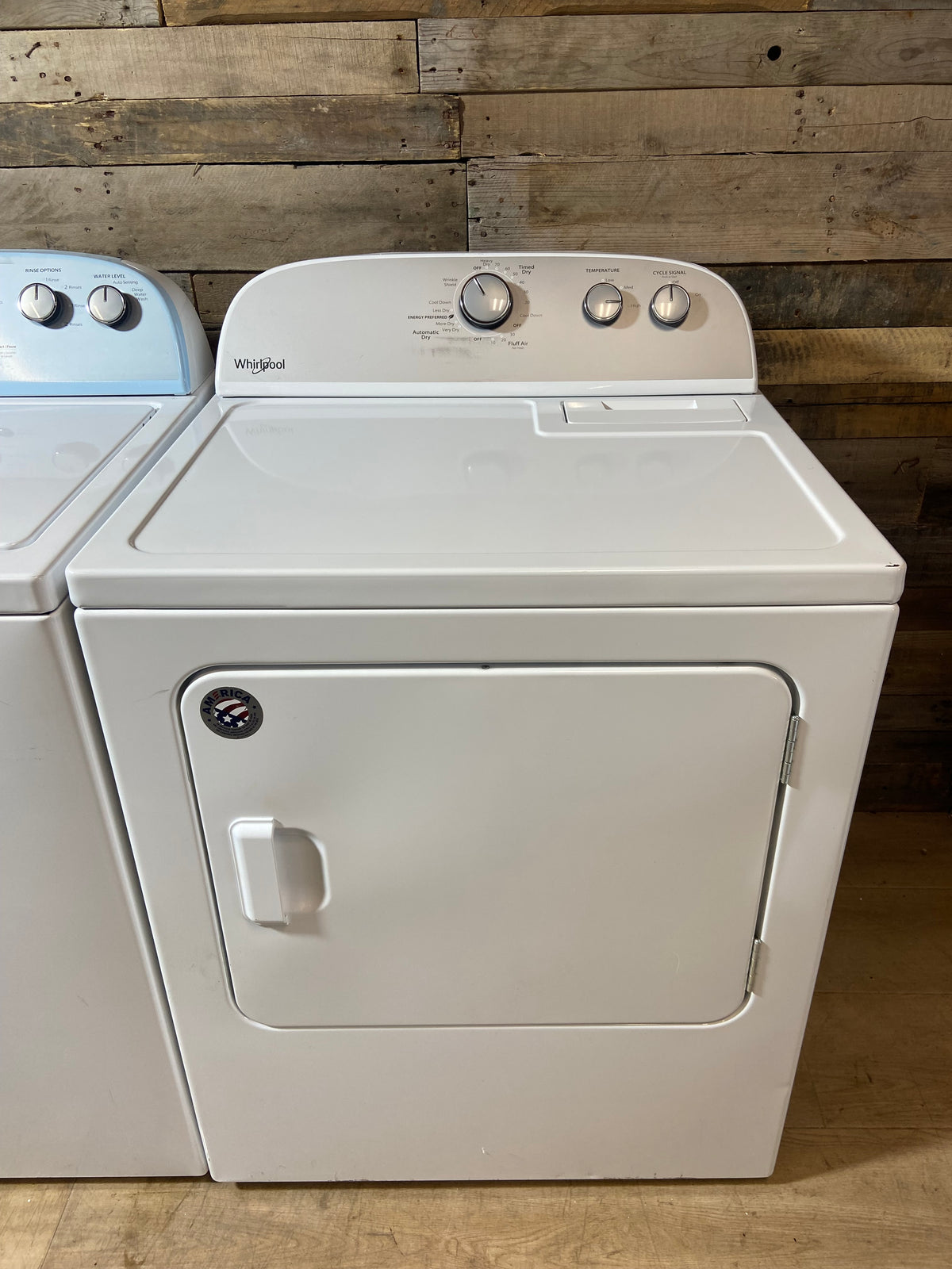 Whirlpool Grey Panel Washer & Dryer Set