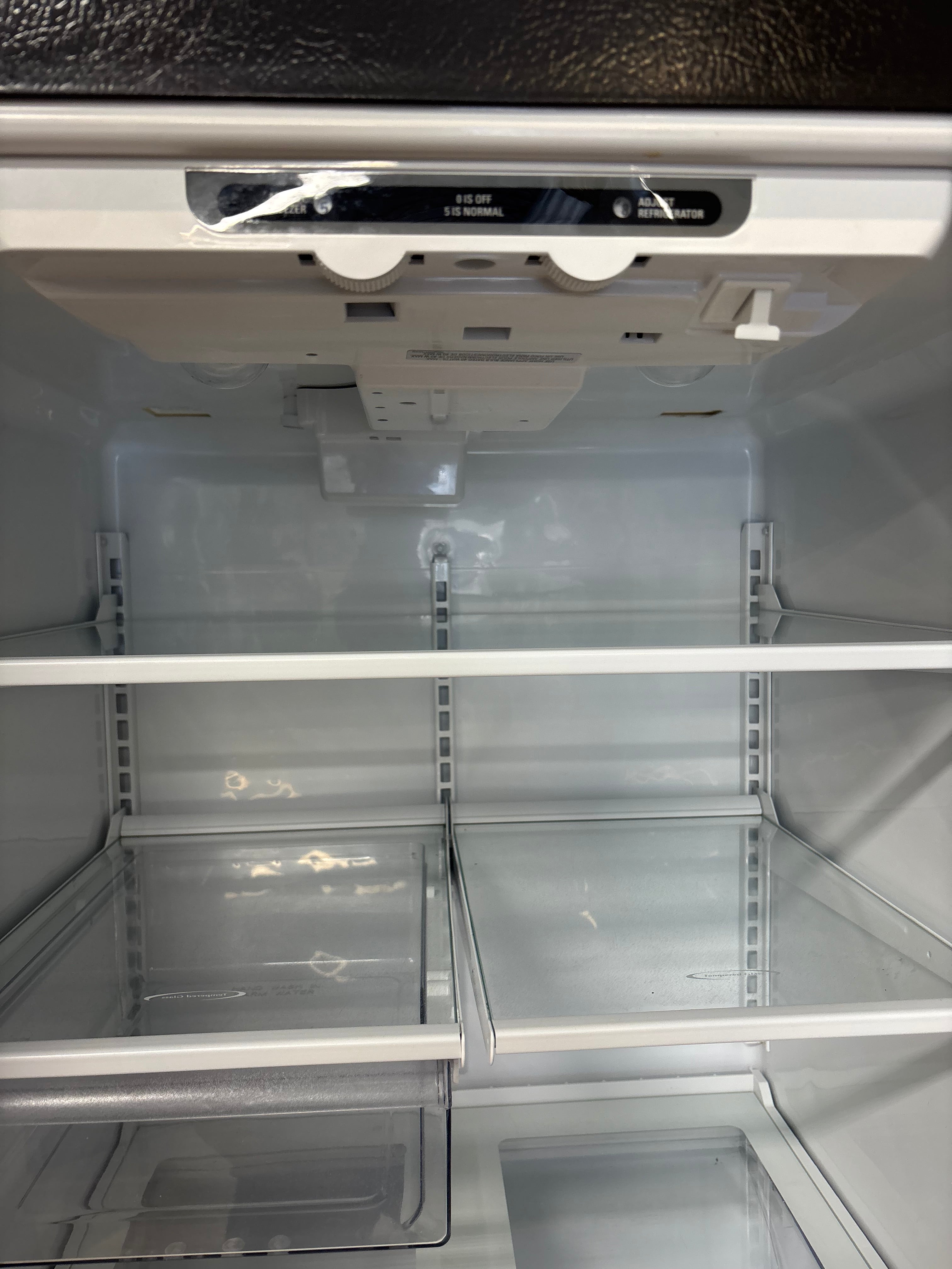 GE Stainless Top Bottom Fridge