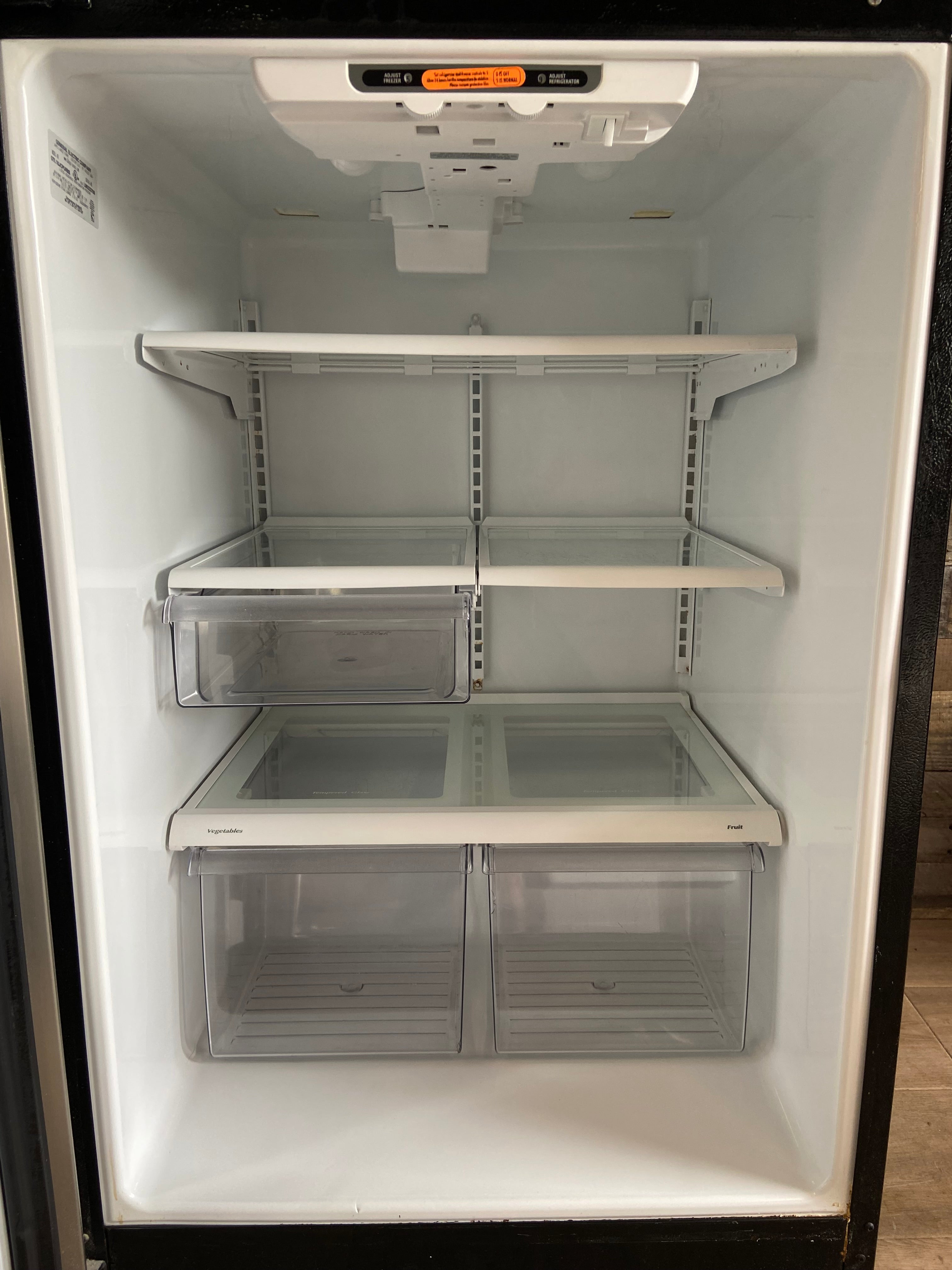 GE Stainless Top Bottom Refrigerator