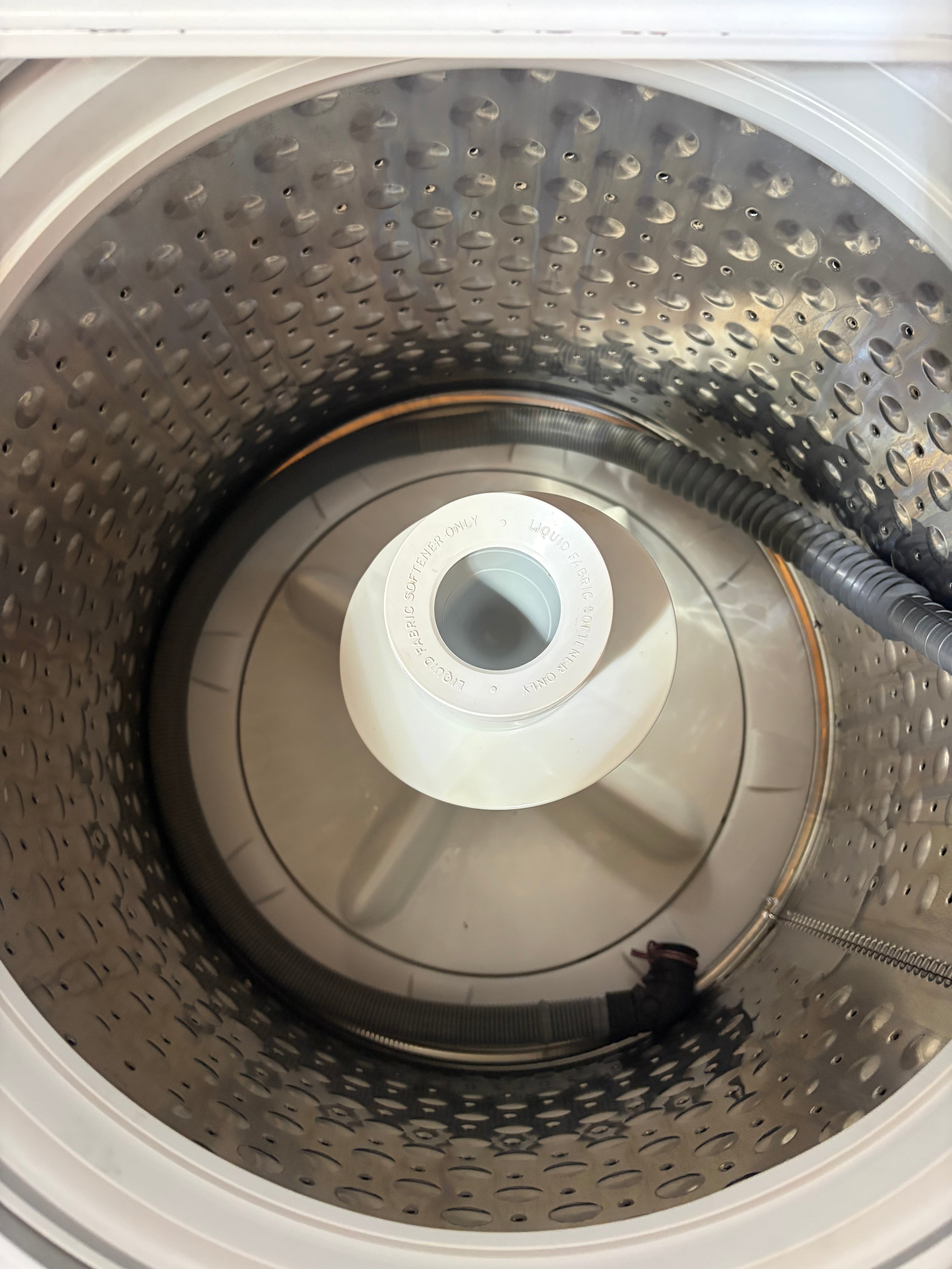White GE Top Load Set With Agitator
