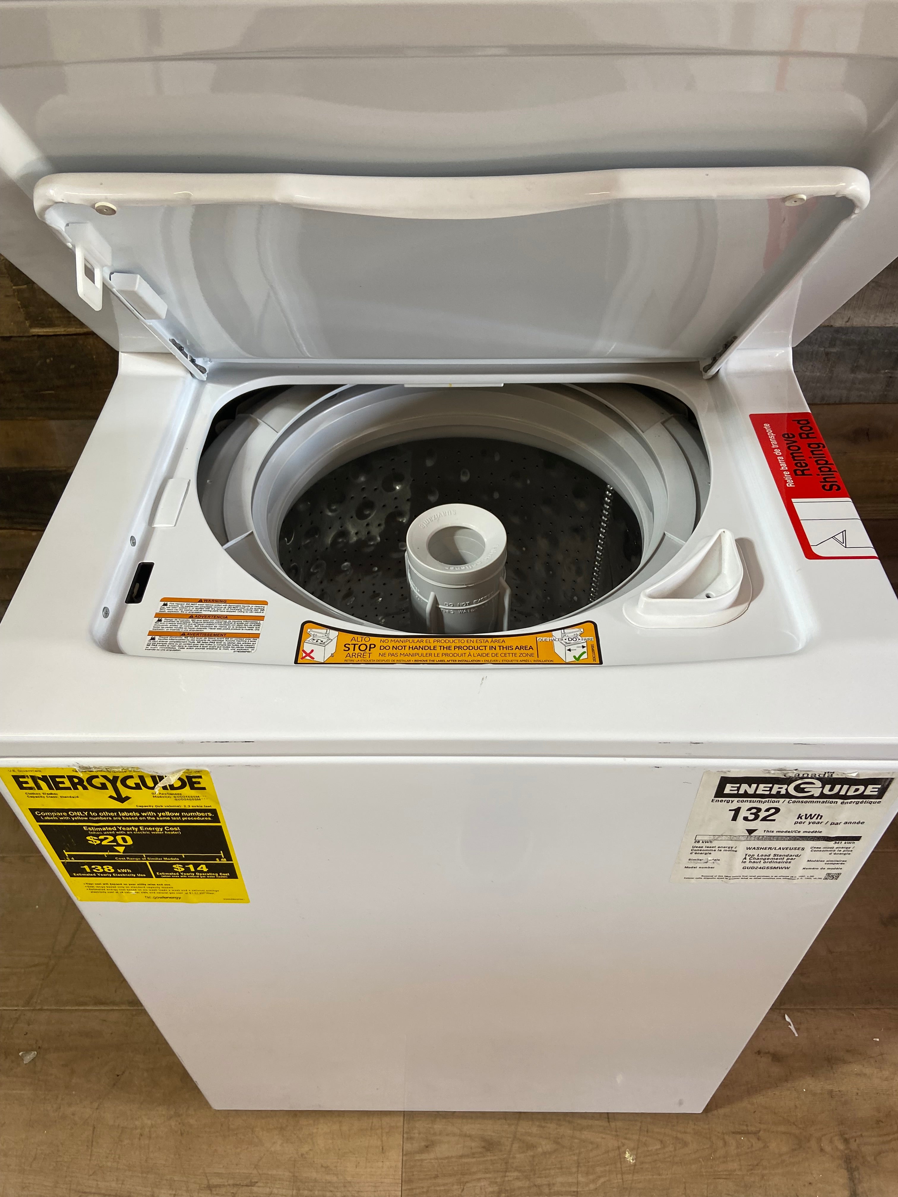 GE 24 inch Gas Stackable Washer & Dryer