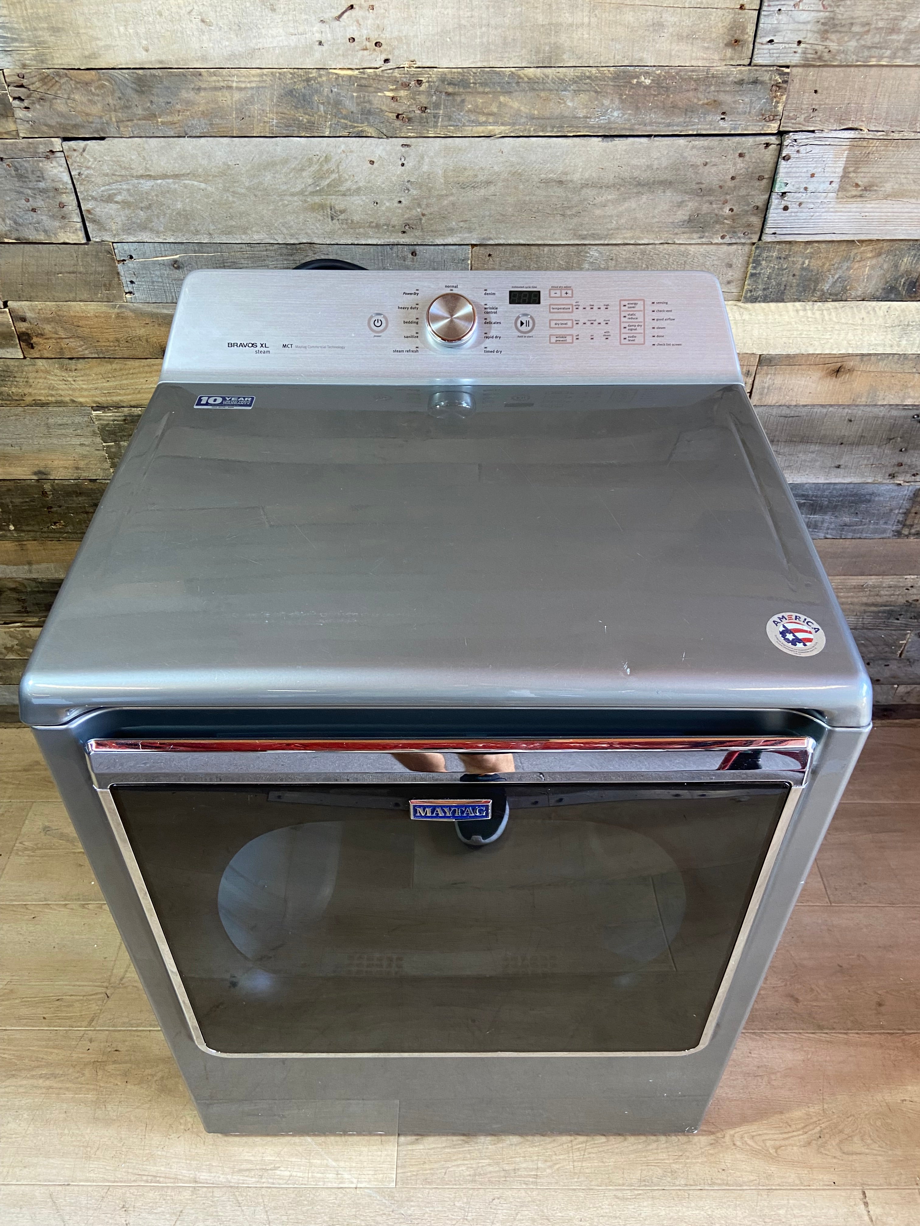 Maytag Bravos XL Silver Dryer