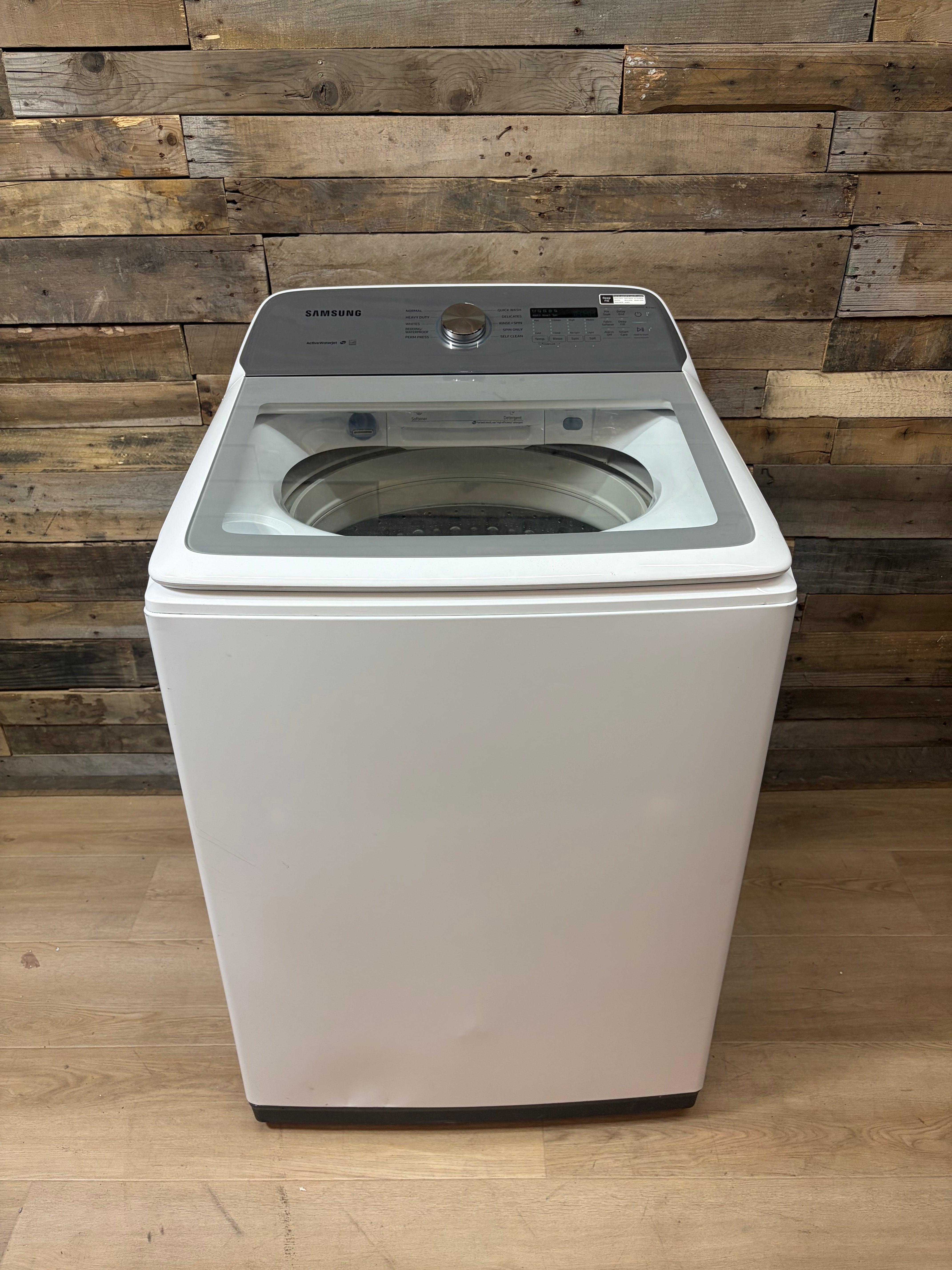 Samsung 5.0 cu. ft. Top Load Washer with Super Speed In White