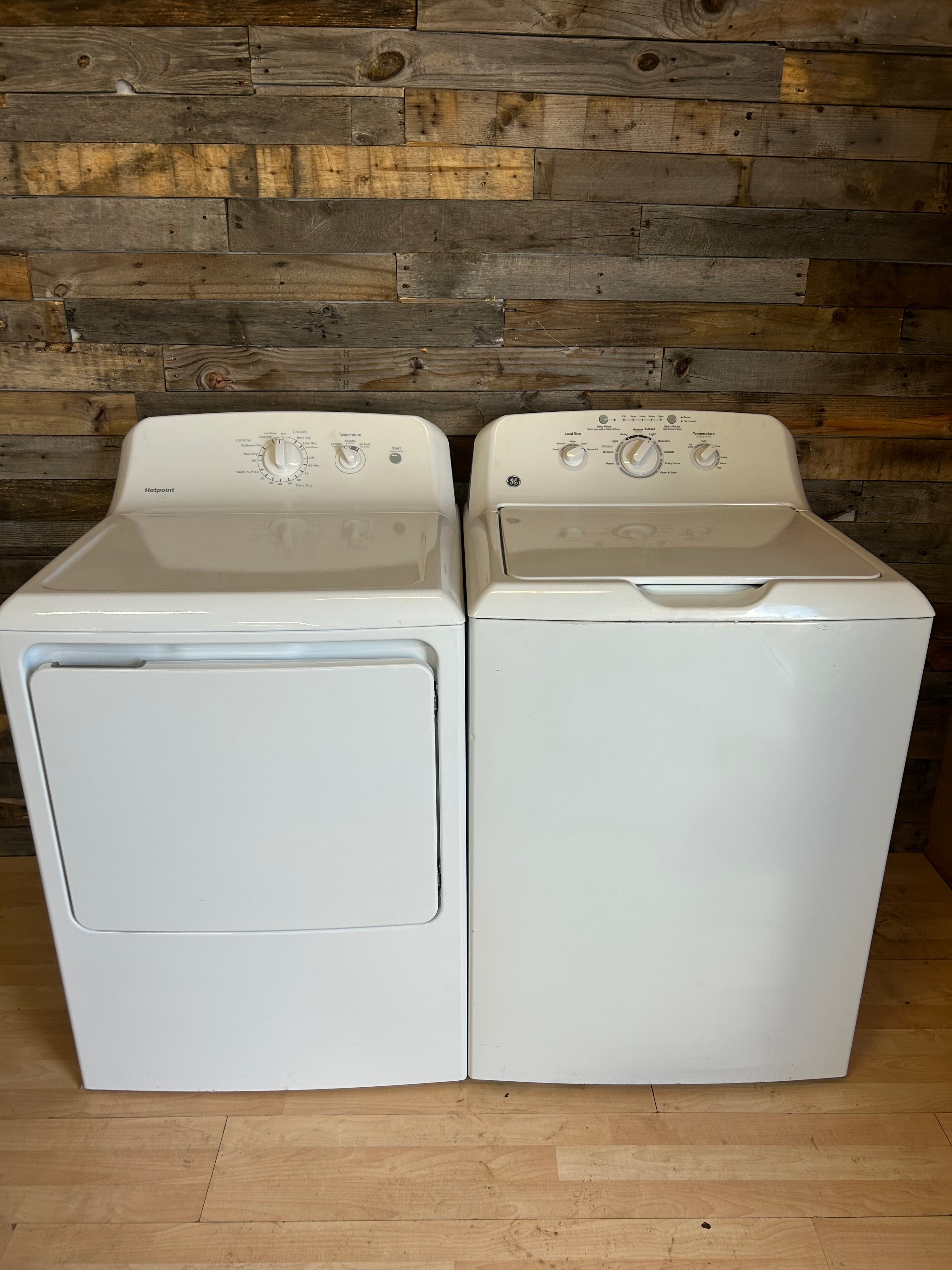 GE Hotpoint Top Load Set