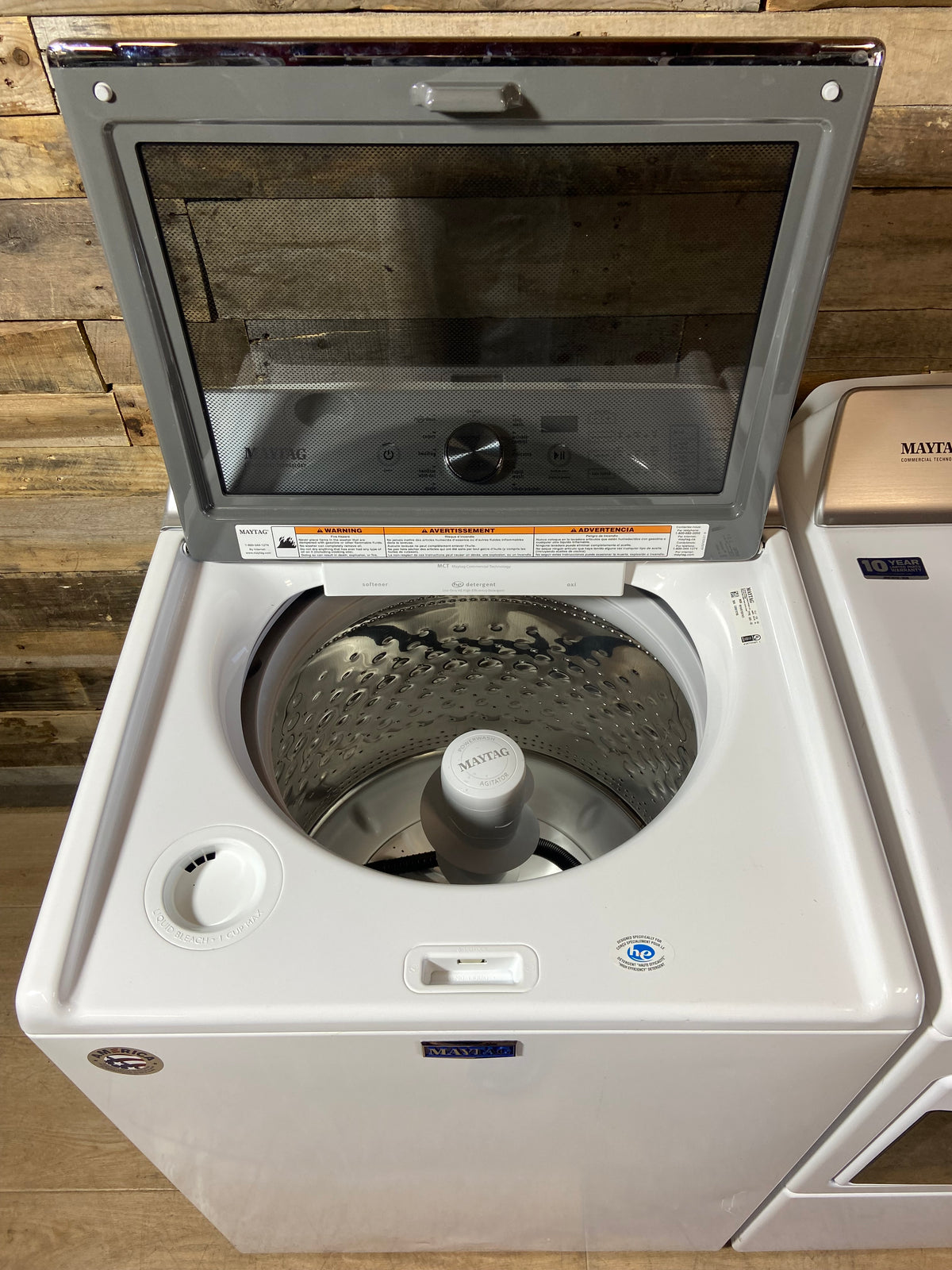 Maytag Commercial Technology Large Capacity Washer & Dryer Set