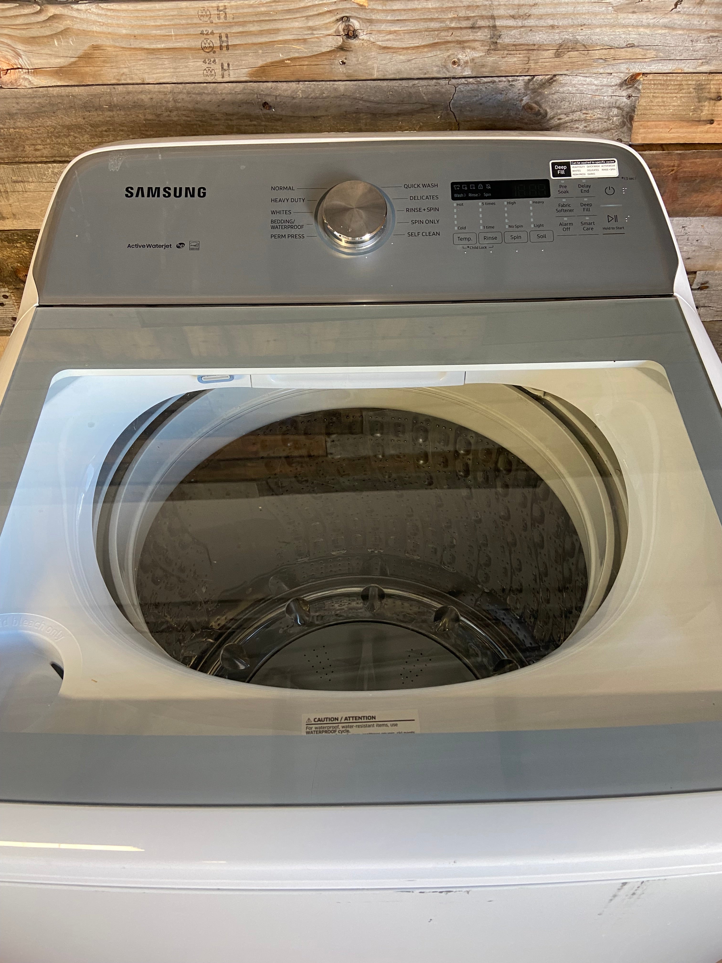 Samsung White Top Load Washer