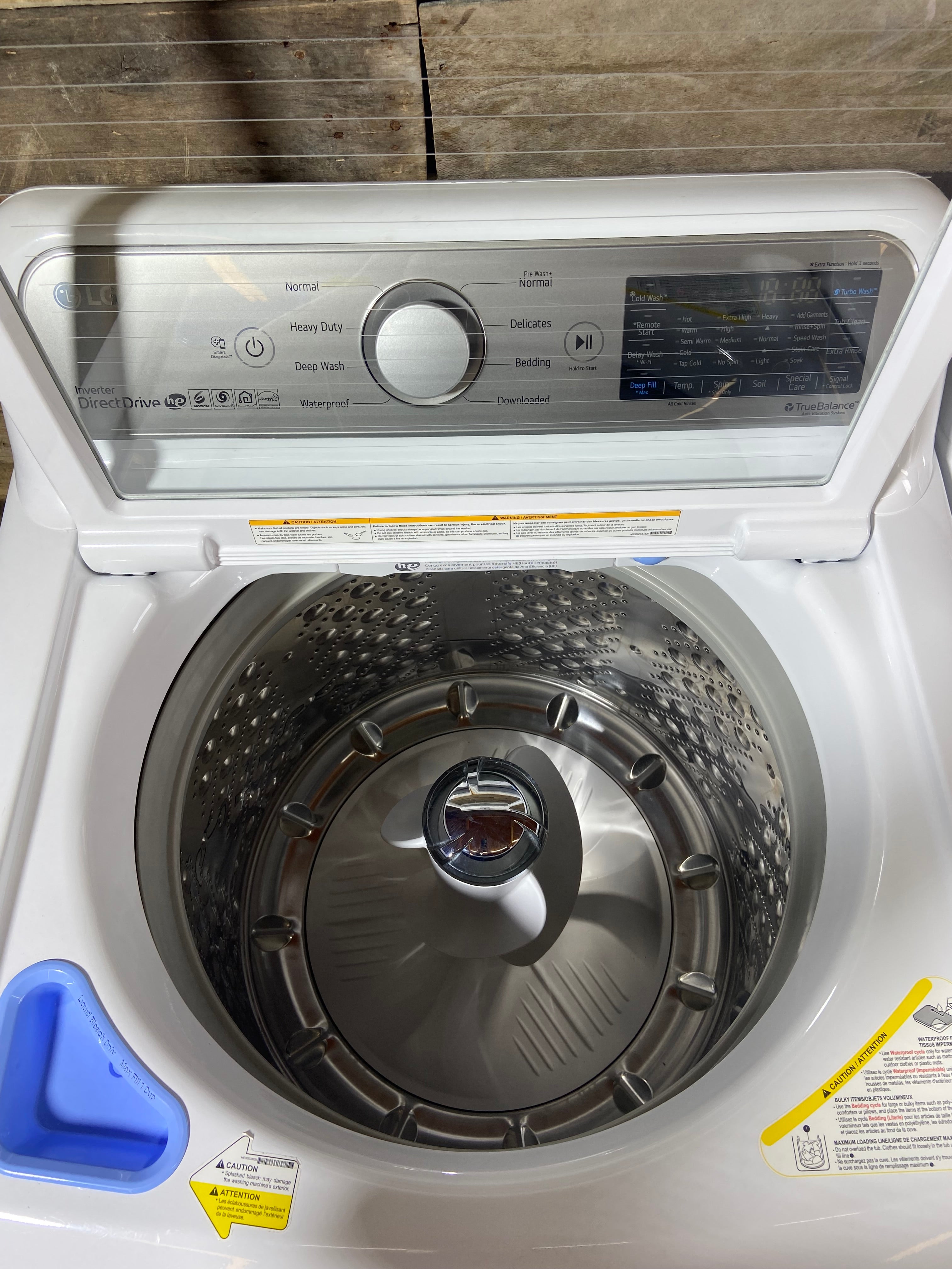 LG Direct Drive Top Load Set With Agitator
