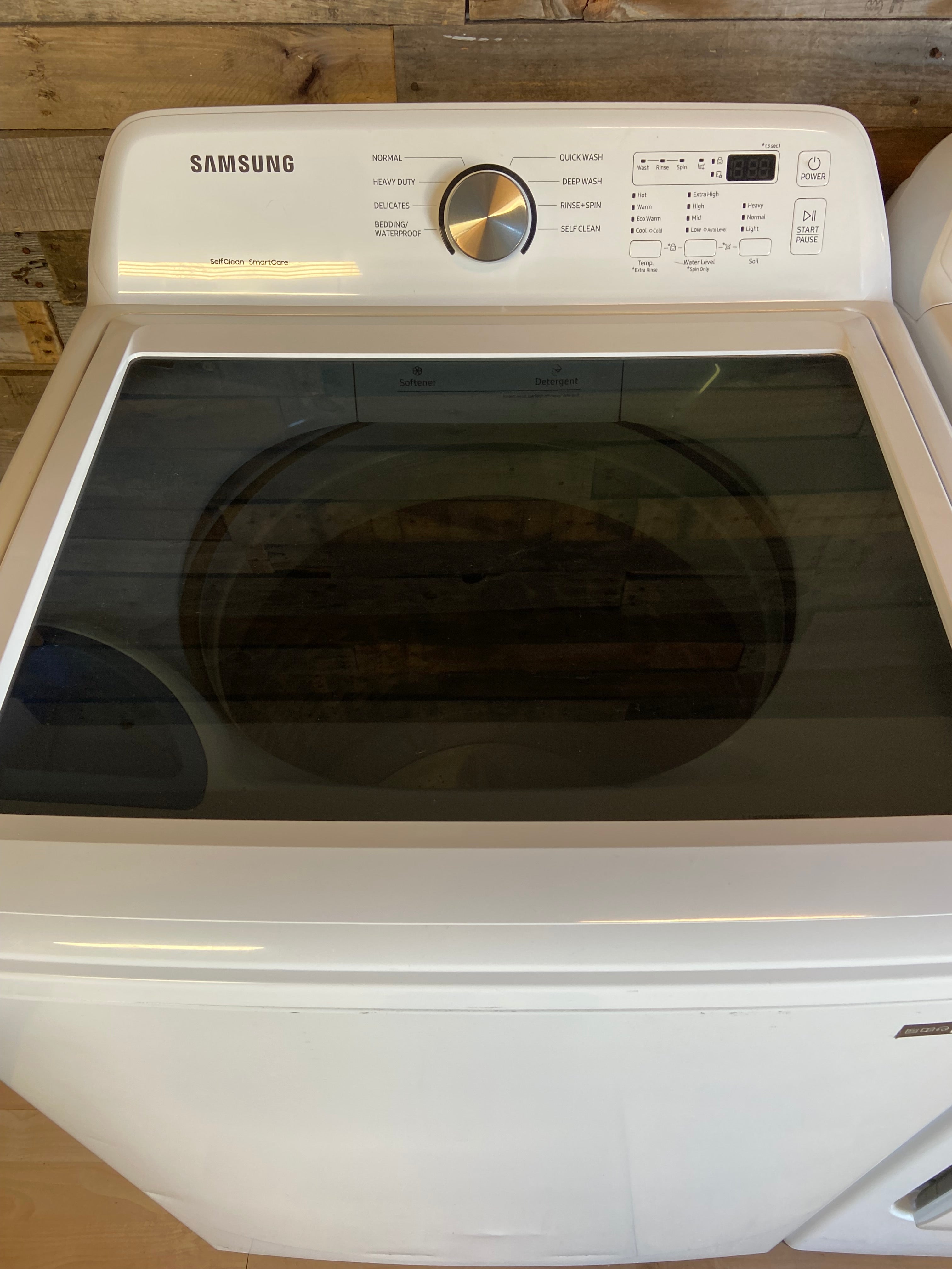 Samsung White Top Load Set