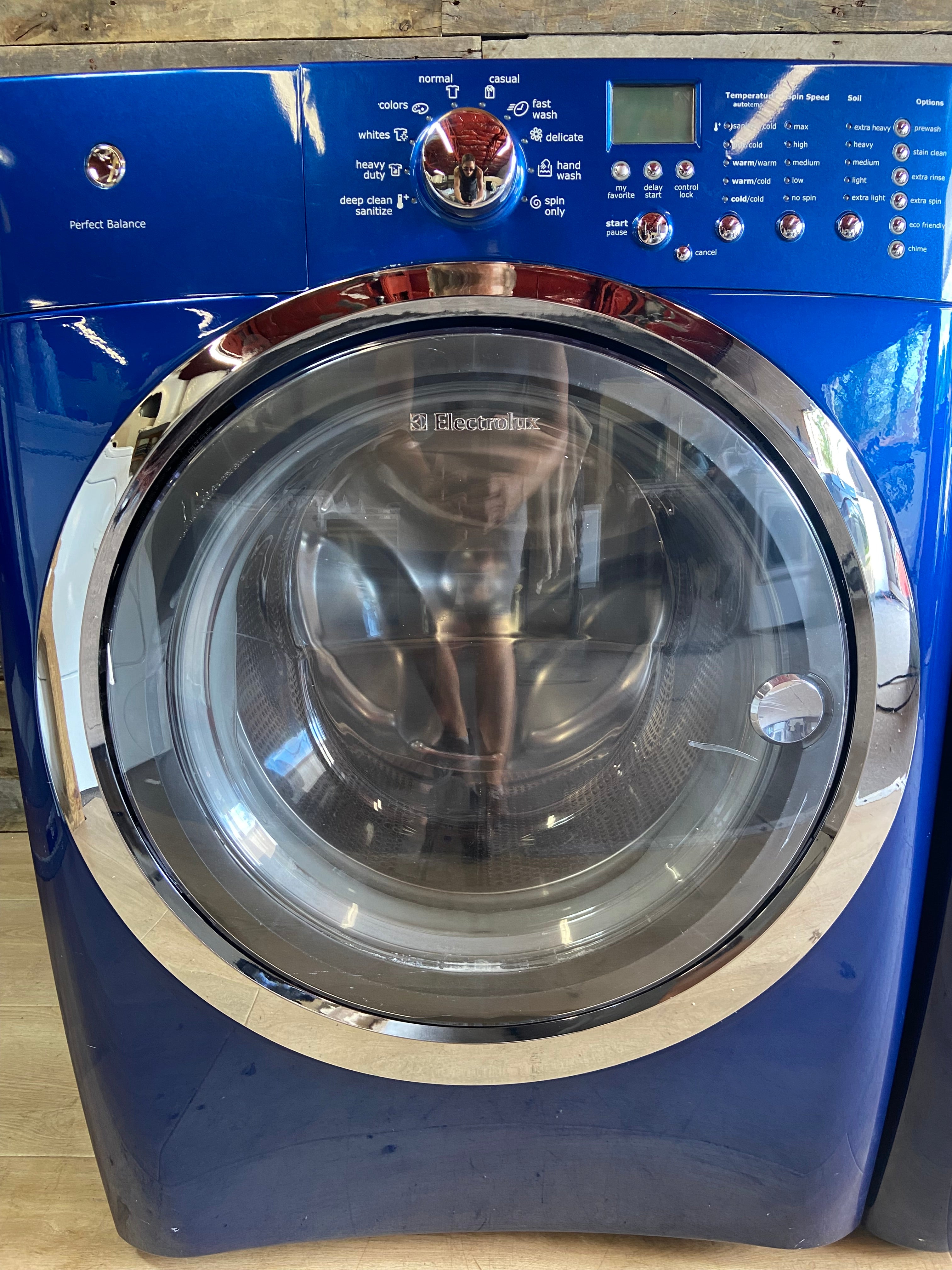 Electrolux Blue Front Load Washer & Dryer Set