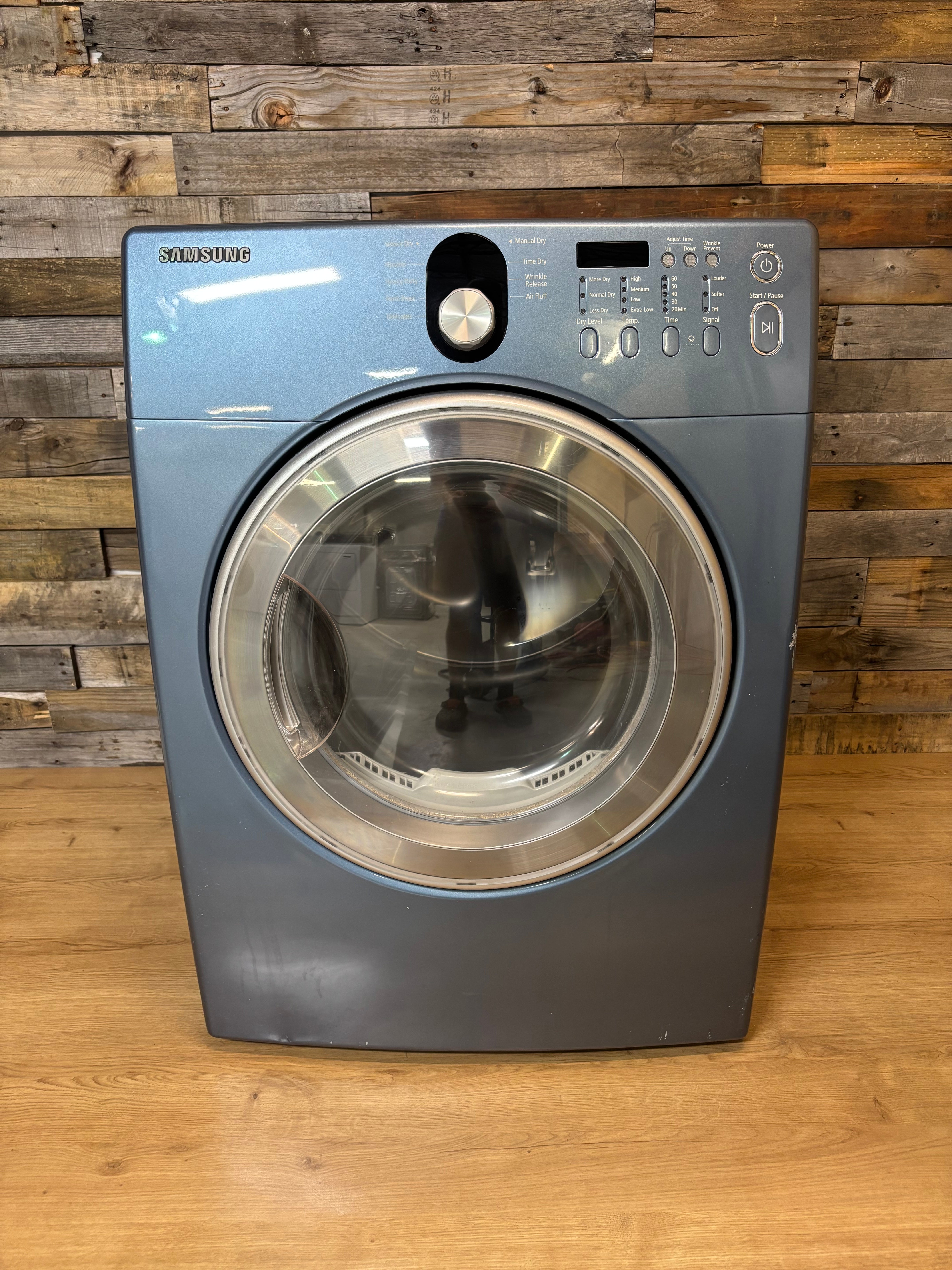Blue Samsung Front Load Style Dryer