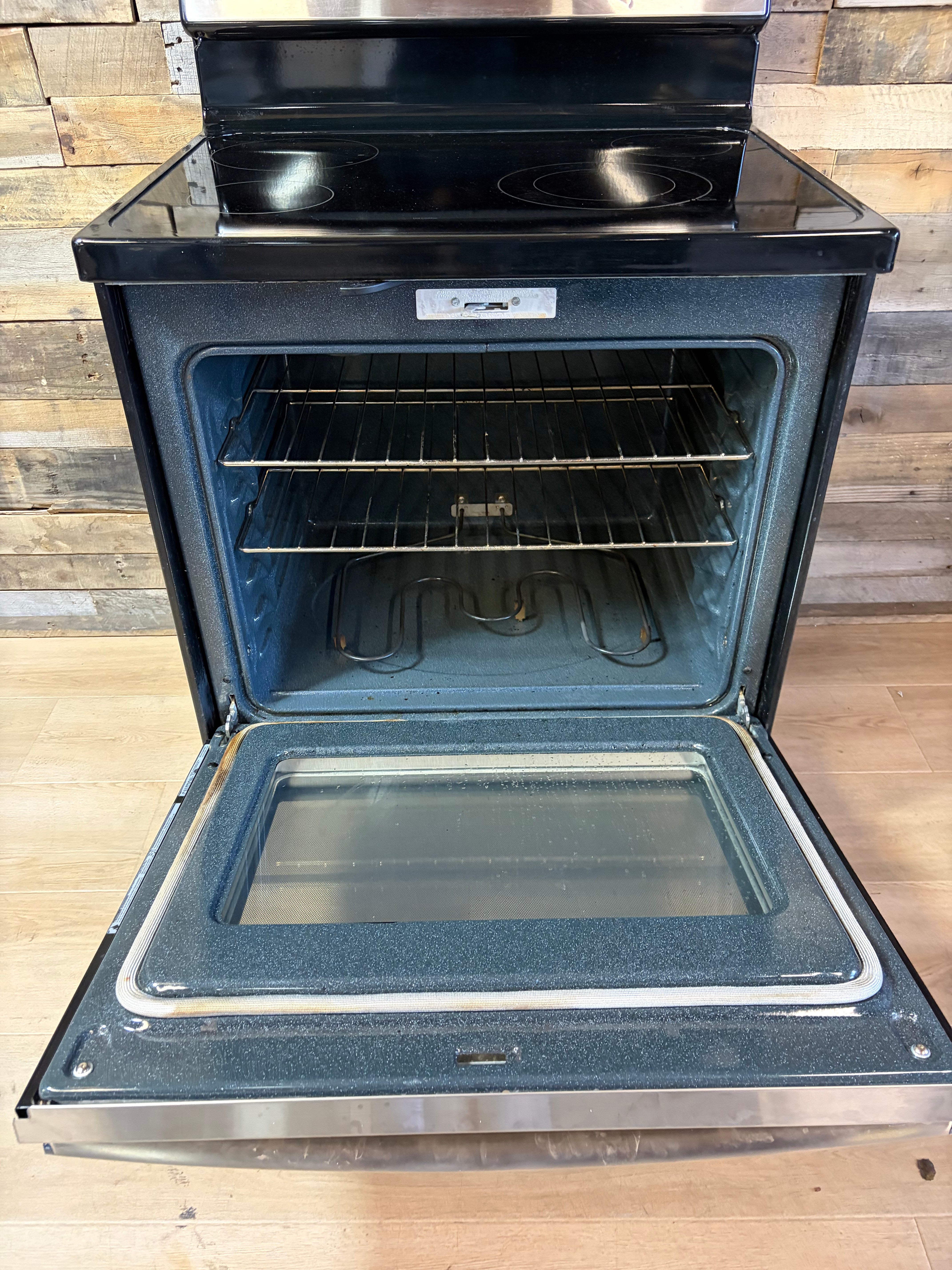 GE Stainless Glass Top Range