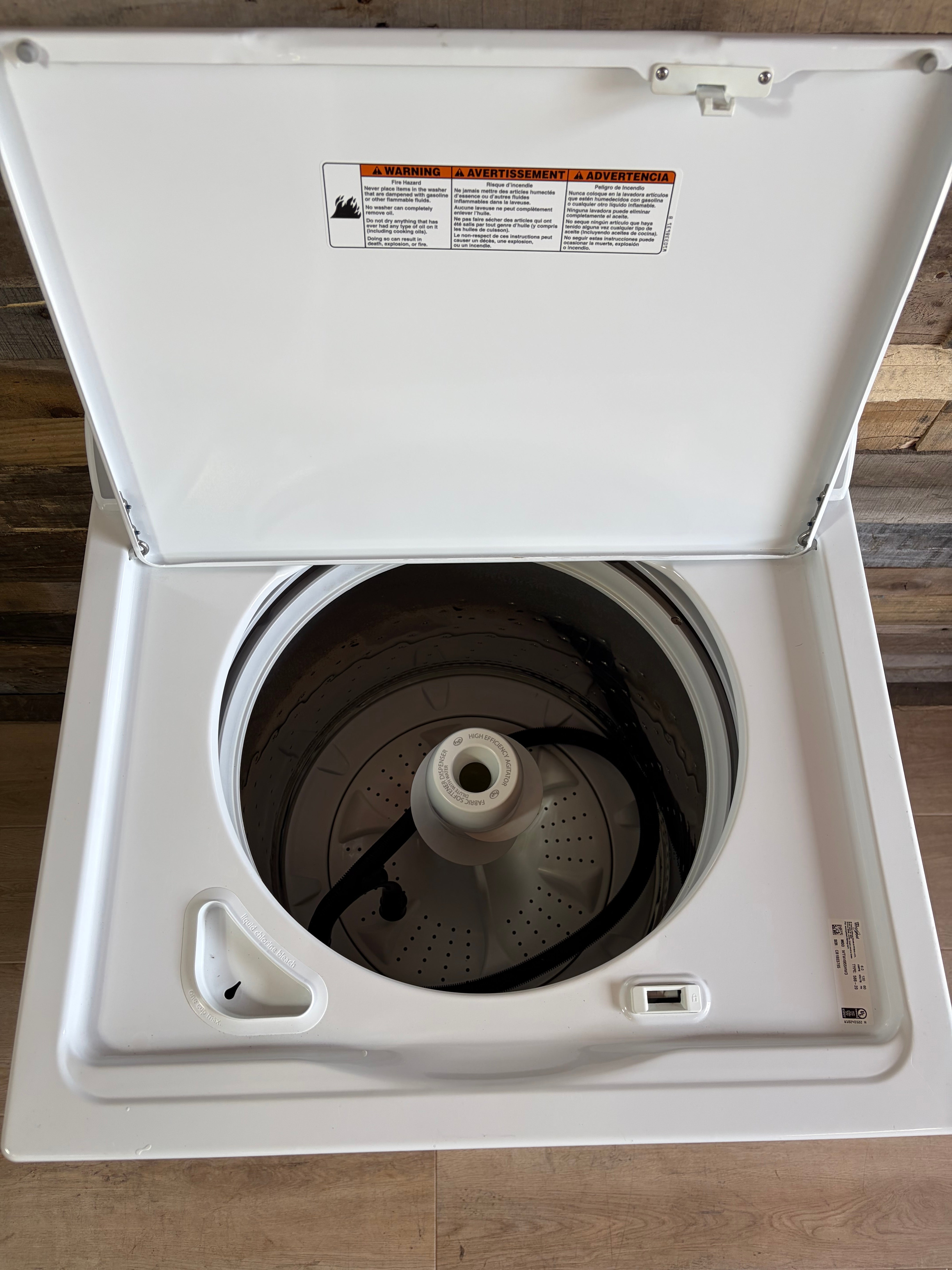 Whirlpool Grey Face Large Capacity Top Load Washer