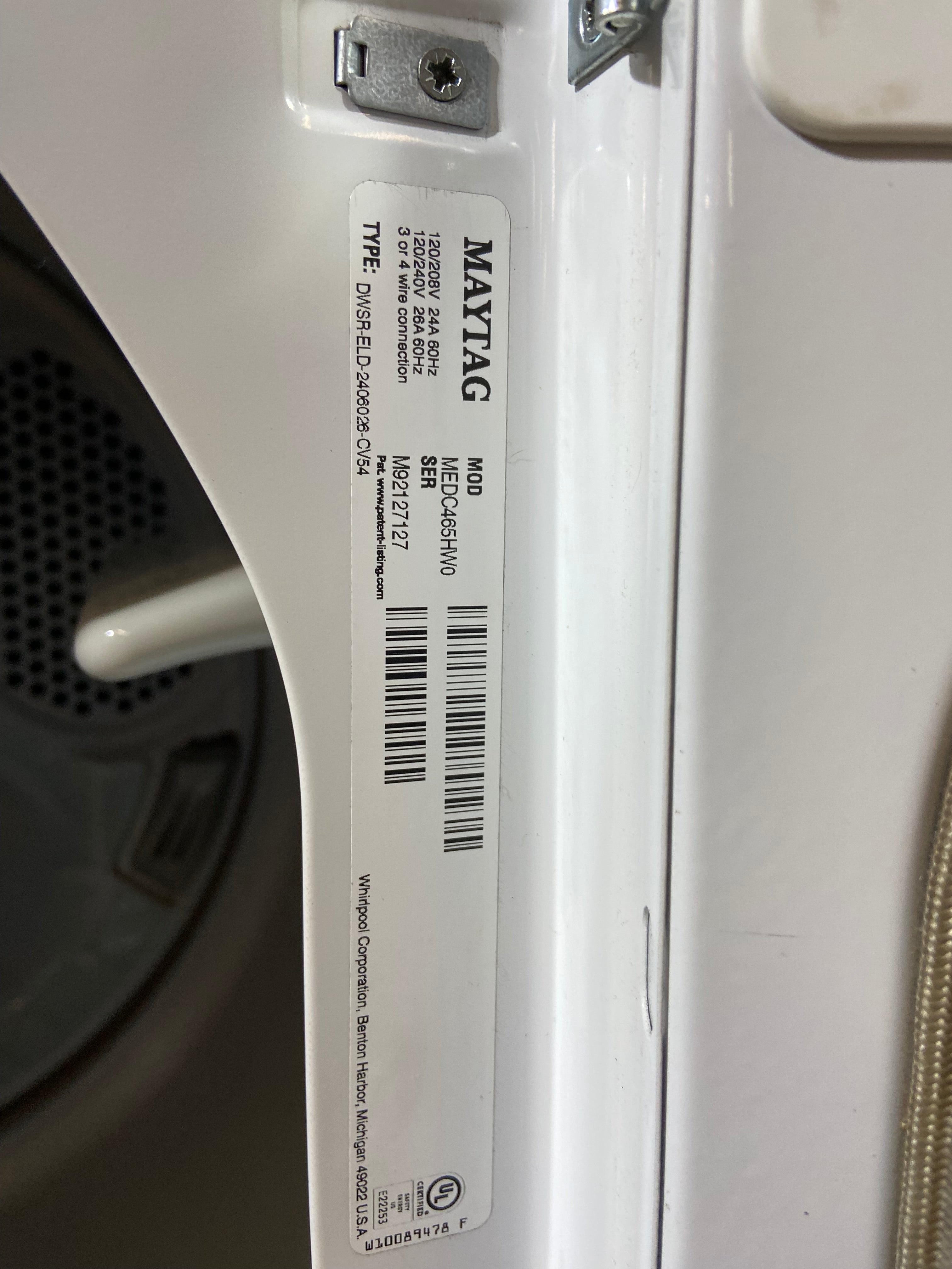 Maytag Top Load Large Capacity Washer & Dryer Set