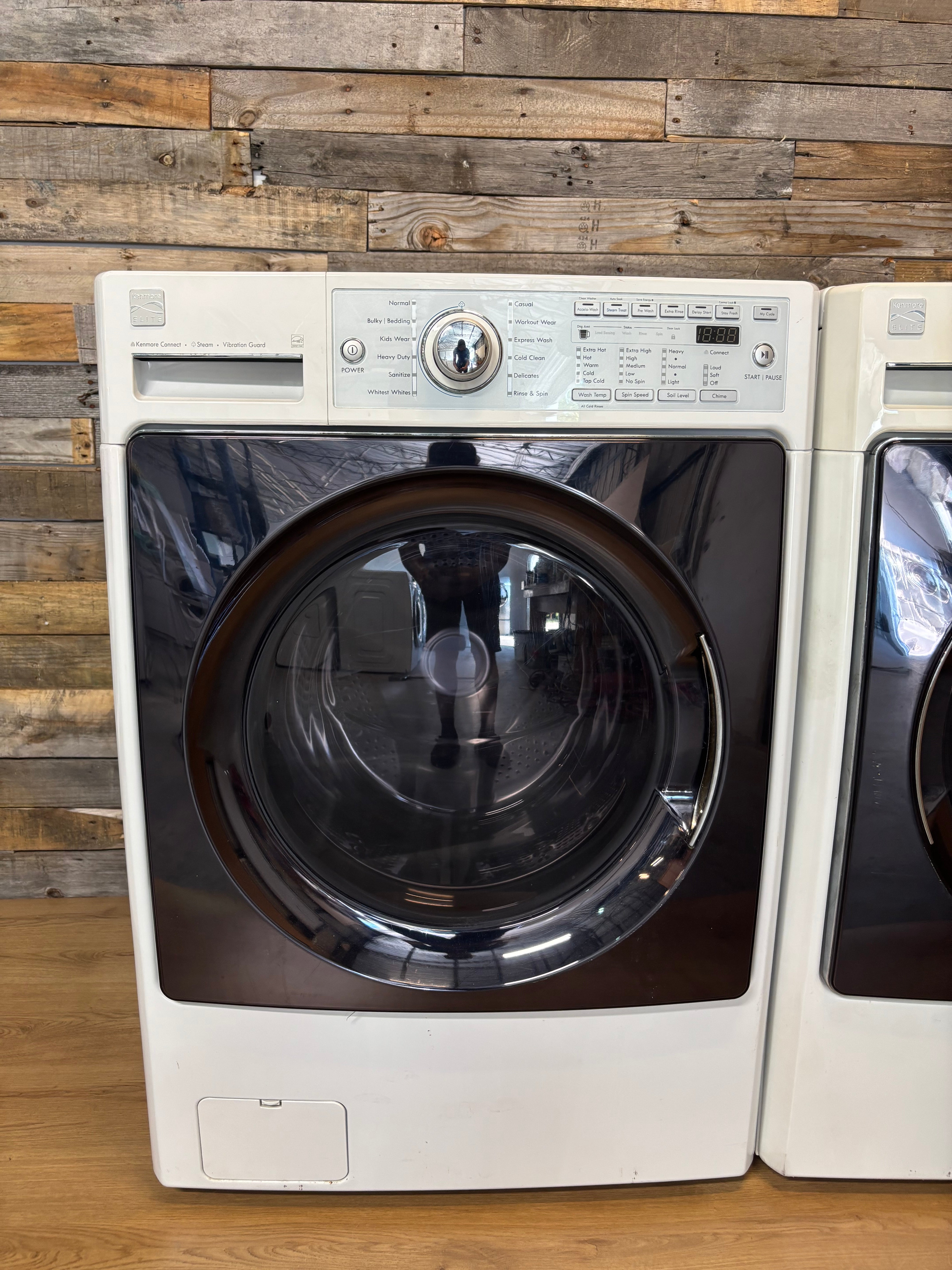 Kenmore Elite White Front load Set