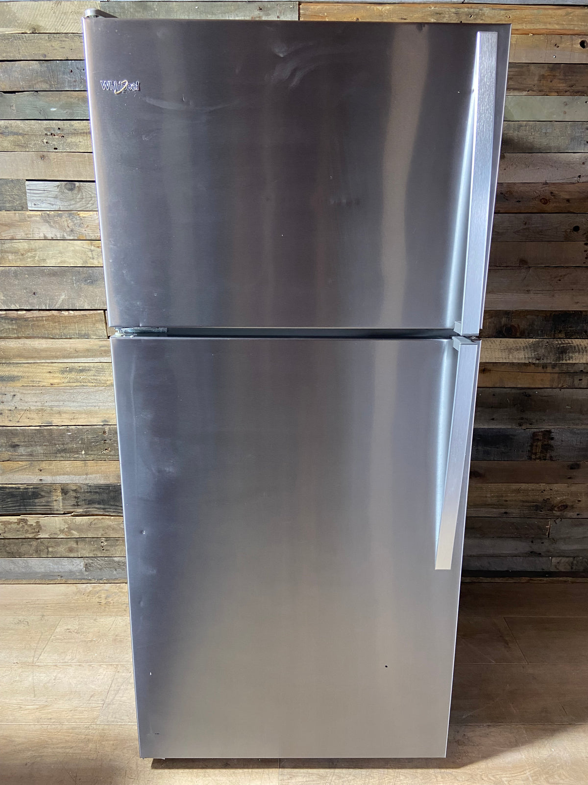 Whirlpool 30” Stainless Steel Top/Bottom Refrigerator With Ice Maker
