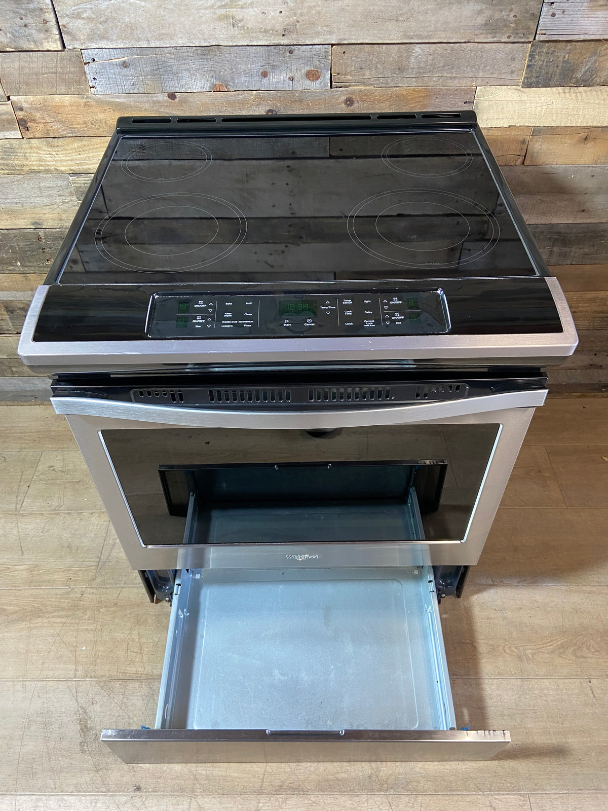 Whirlpool Stainless Steel Slide in Range