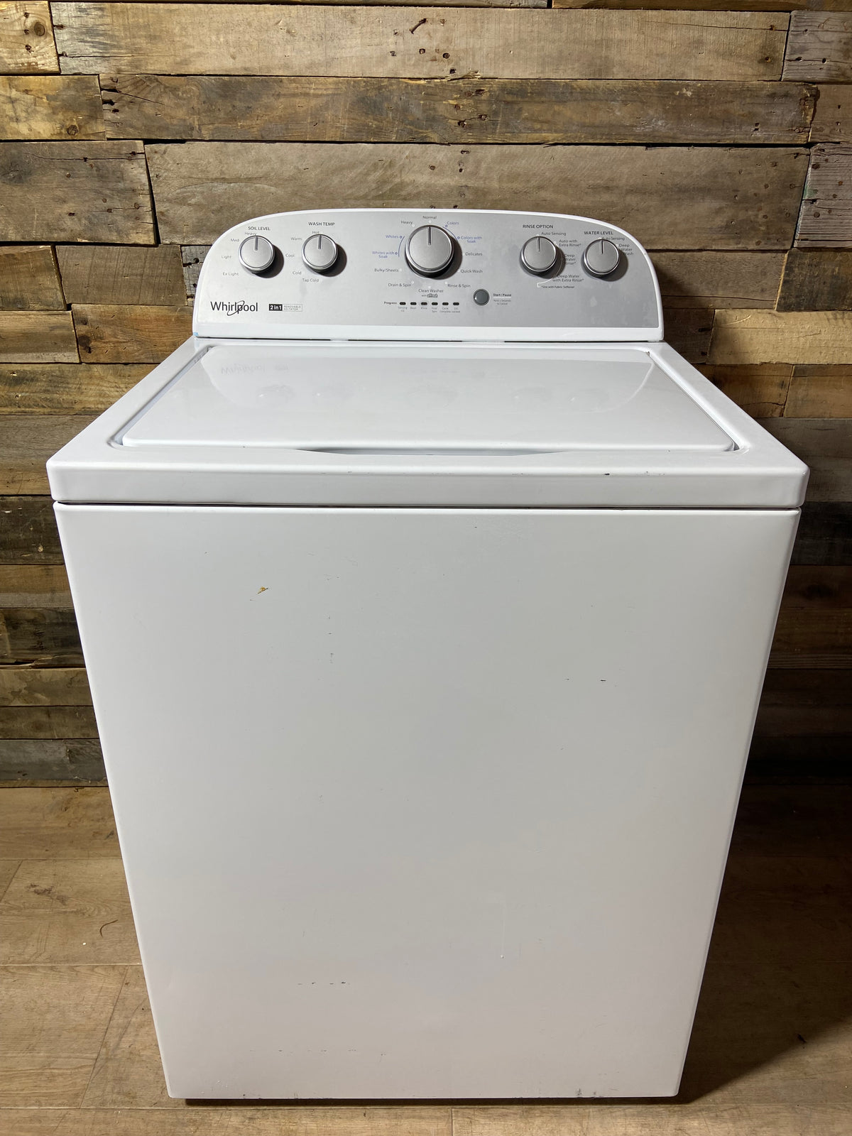 Whirlpool 2in1 removable agitator washing machine