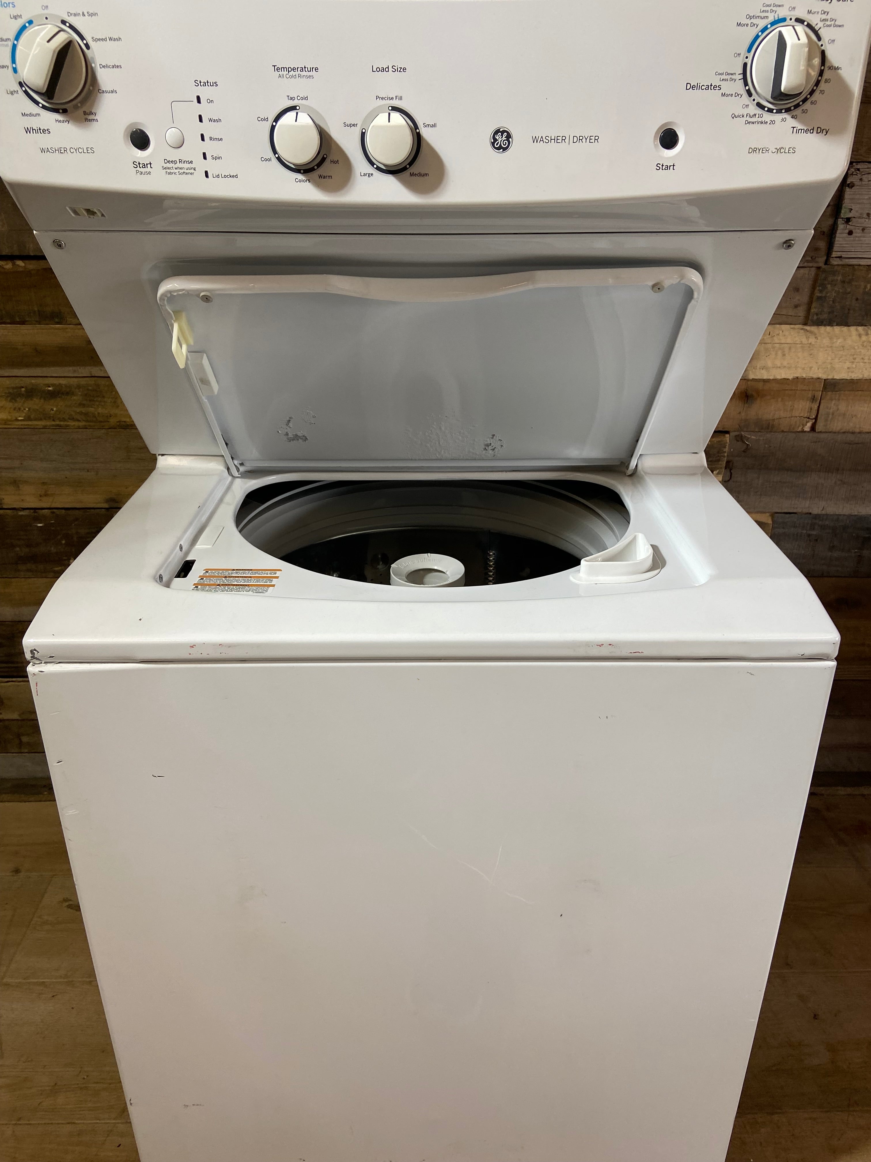 GE 27 inch Stackable Washer & Dryer
