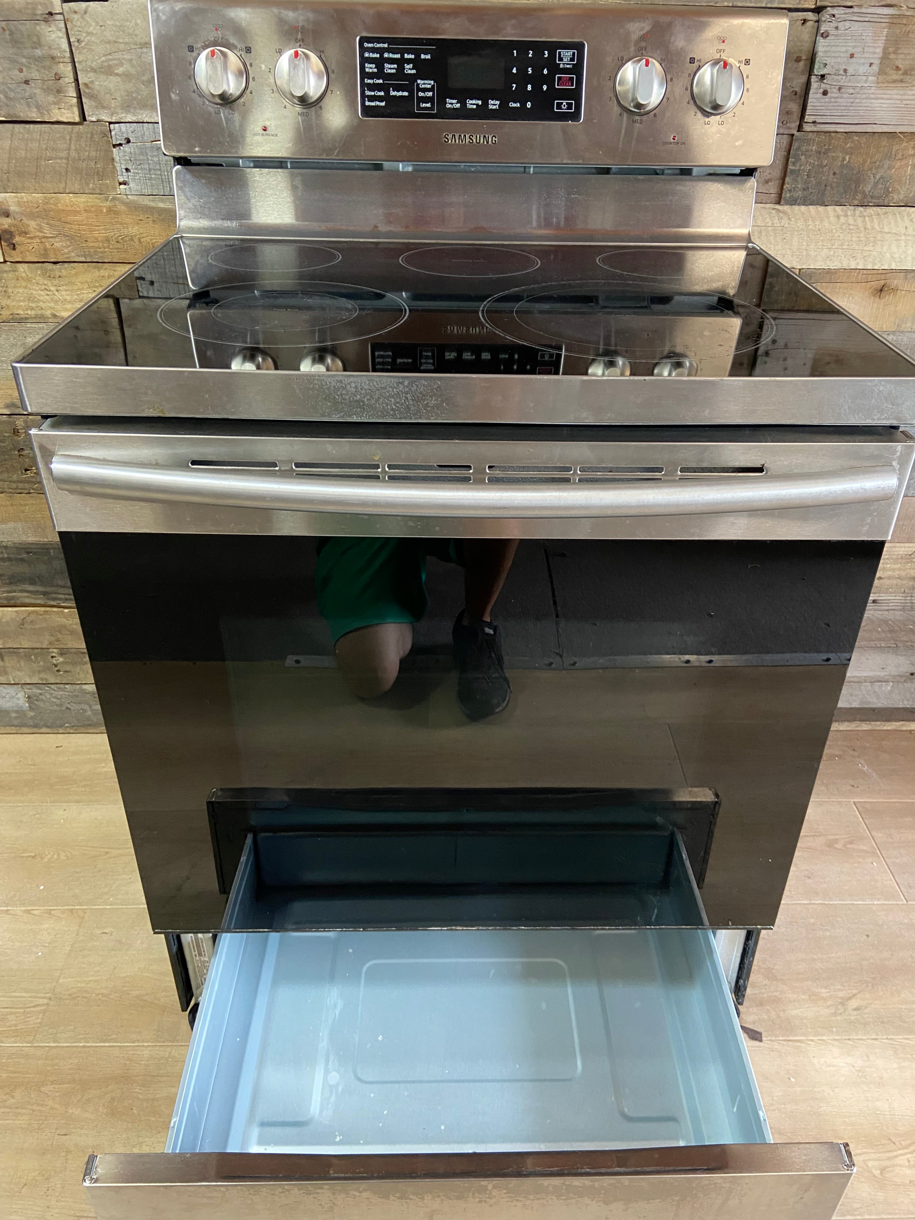 Samsung Stainless 5 Burner Range Convection Oven