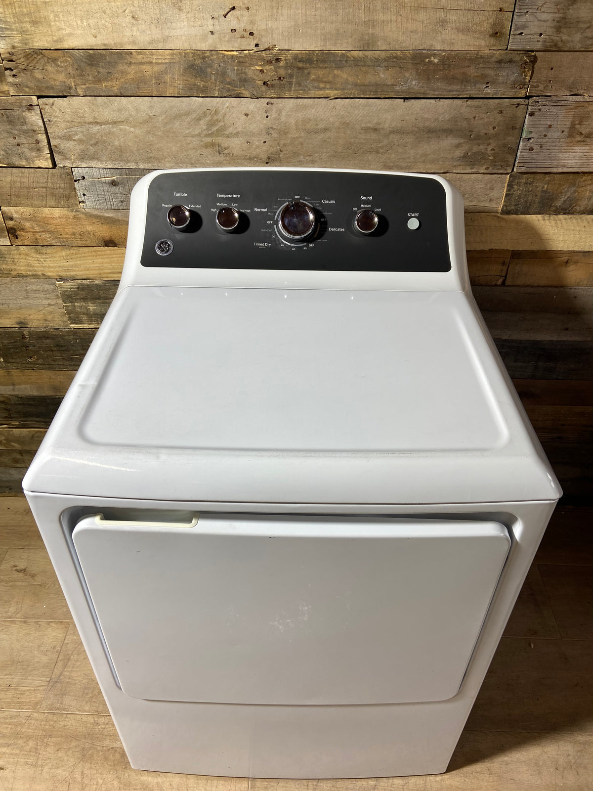 Ge Black Panel Large Capacity Dryer