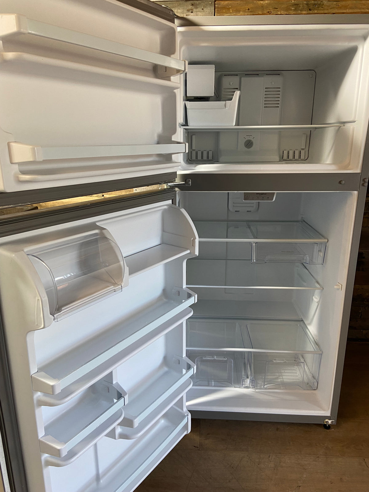 Whirlpool 30” Stainless Steel Top/Bottom Refrigerator With Ice Maker