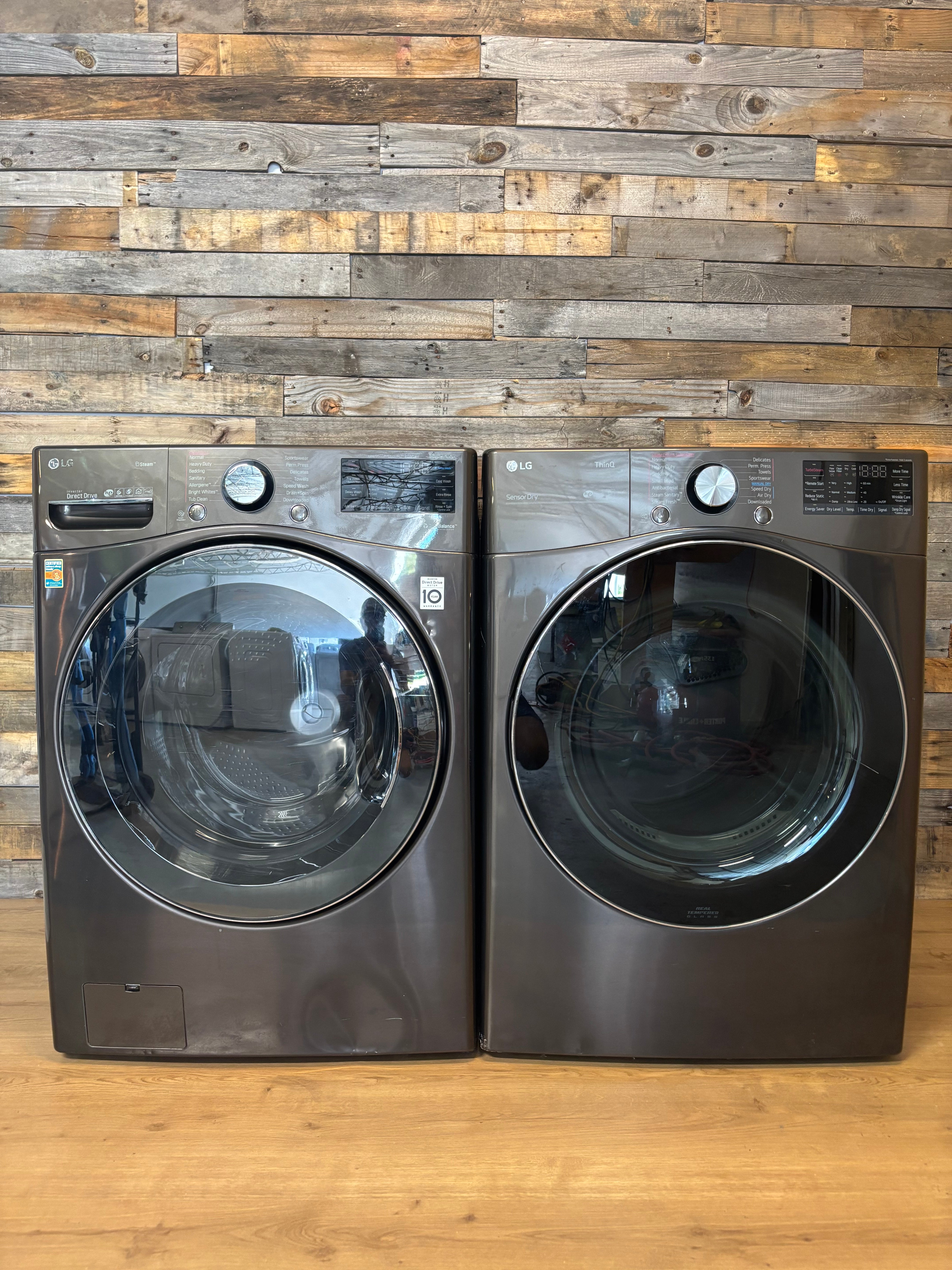 LG Dark Grey Front Load Set
