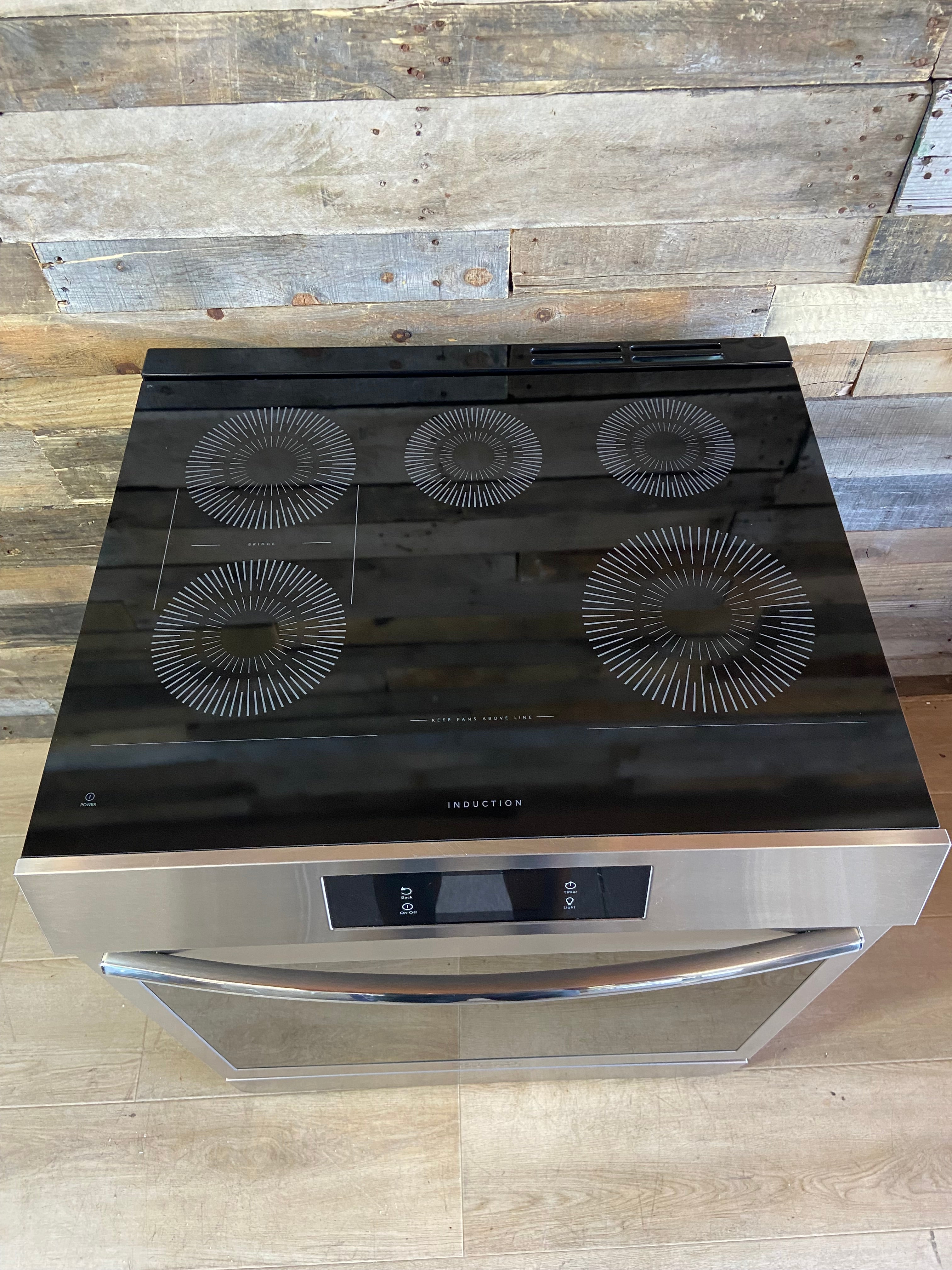 Frigidaire Gallery Induction Slide-In Range with Air Fry & Convection Oven – Stainless Steel