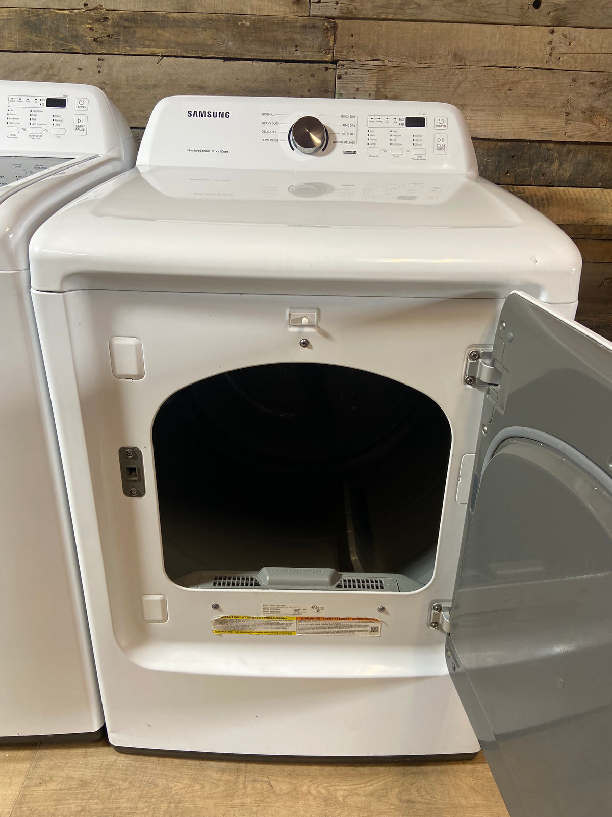 Samsung Large Capacity Glass Lid Washer & Dryer Set