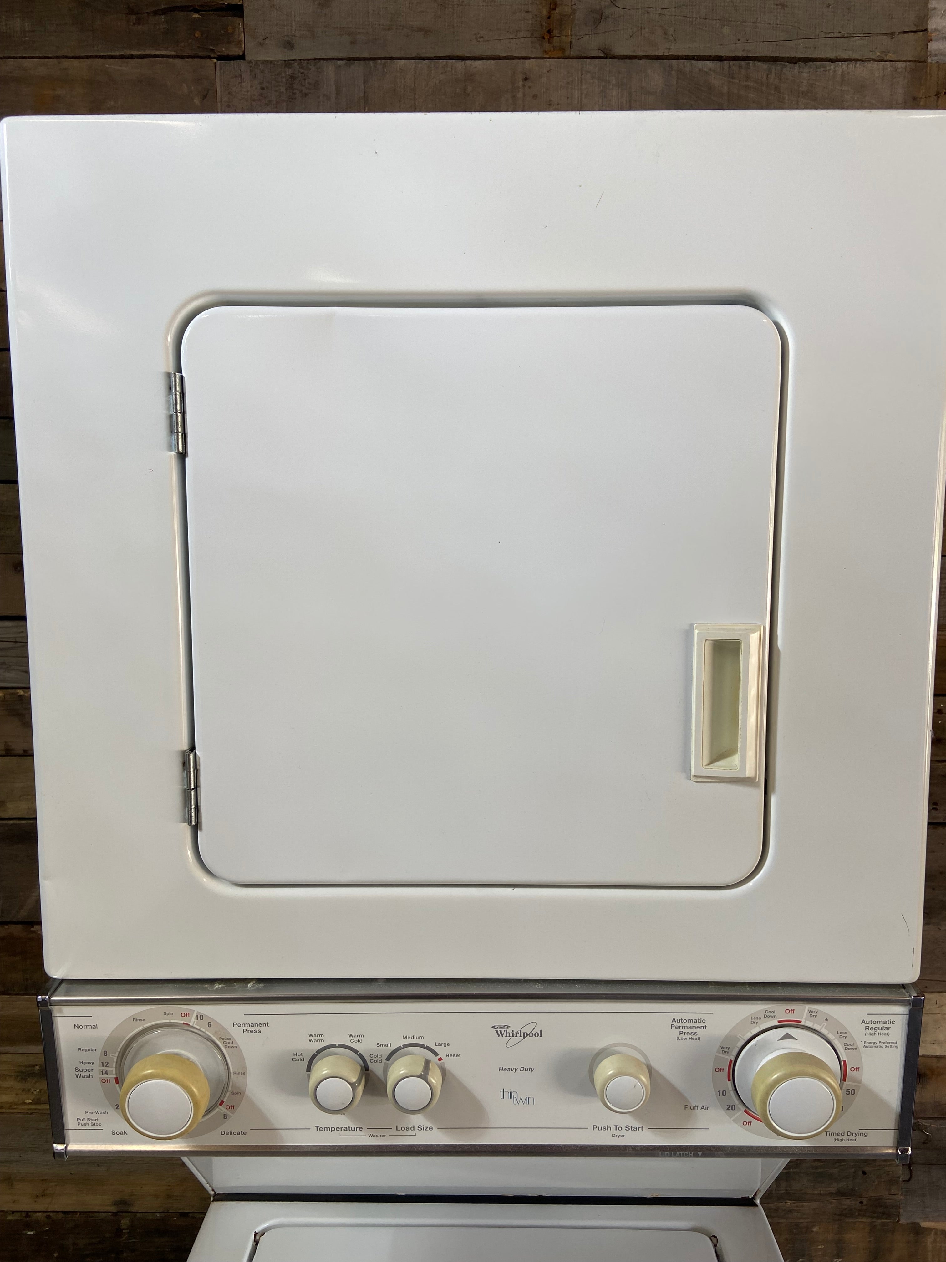 Whirlpool ThinTwin washer & Dryer Stackable