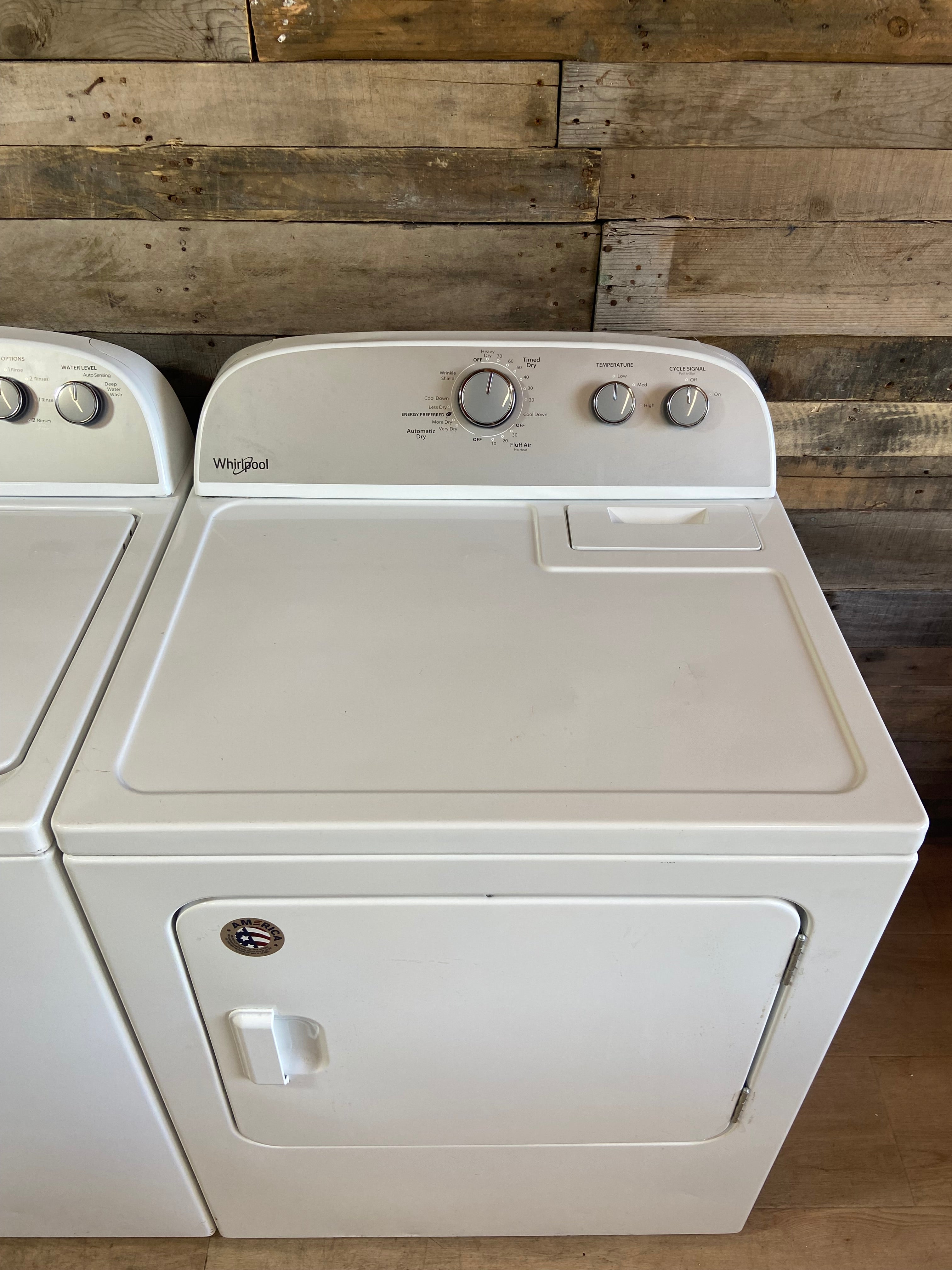 Whirlpool Grey Face Top Load Set