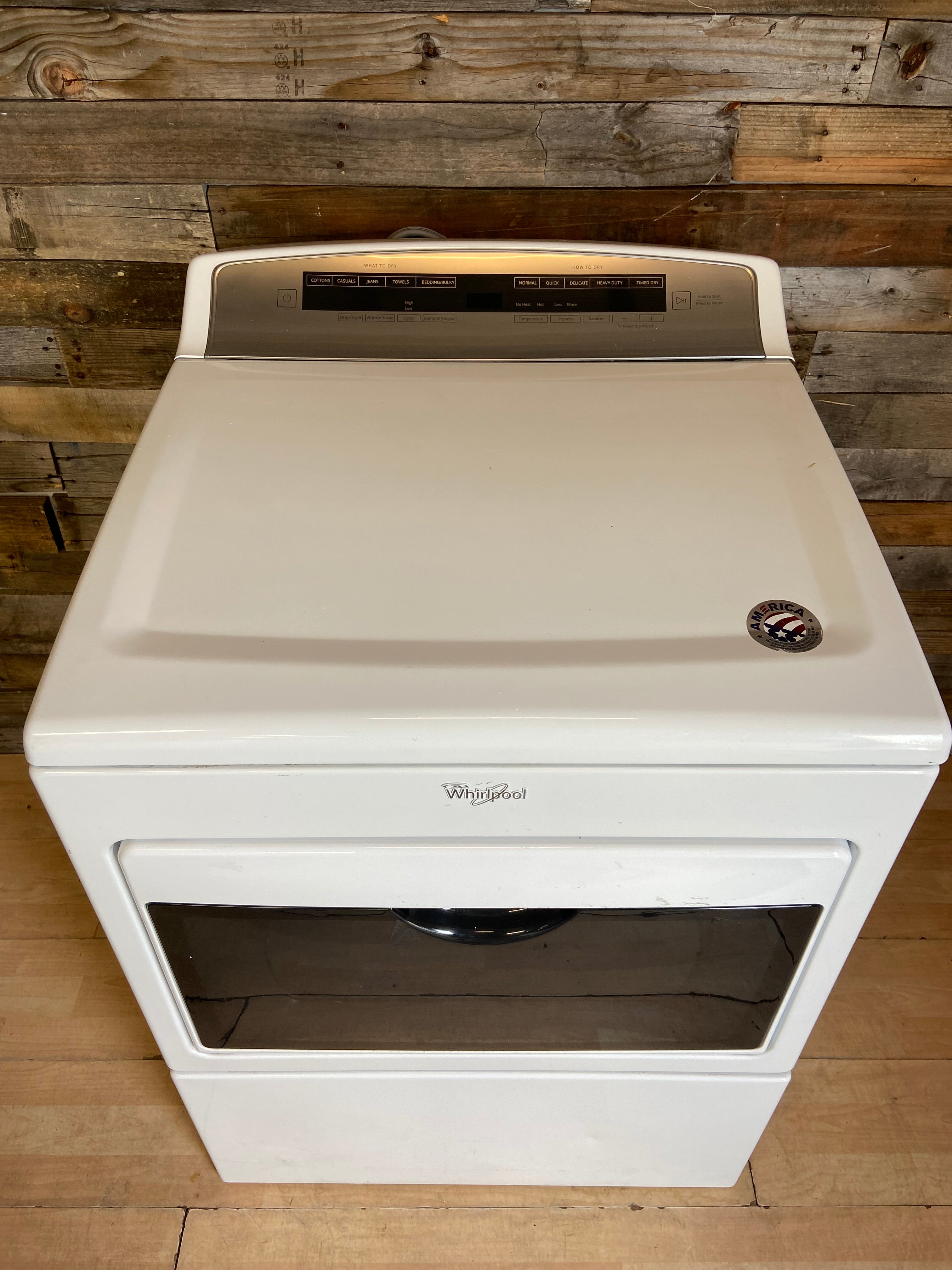 Whirlpool Grey Face Digital Dryer