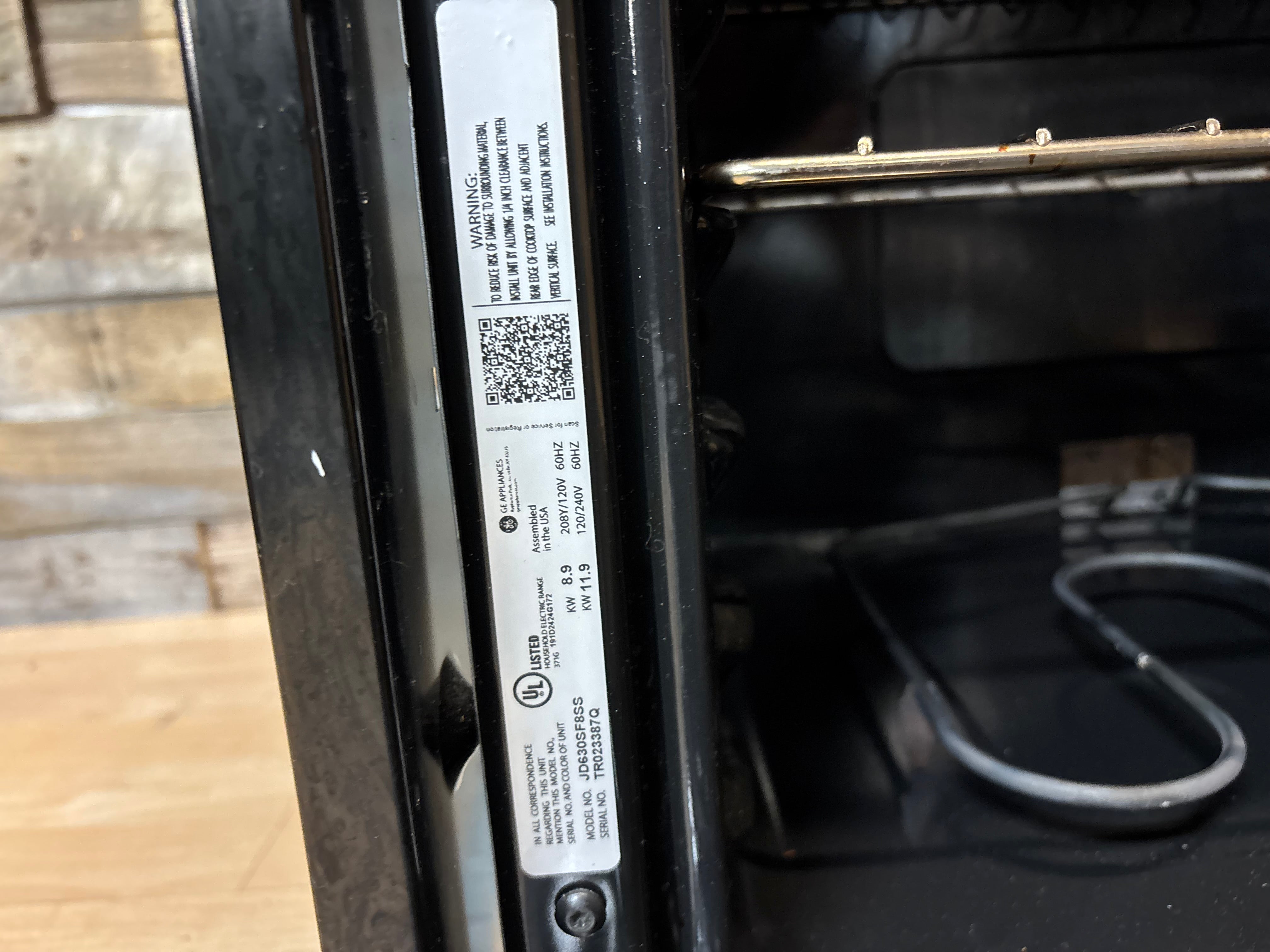 GE Stainless Drop-In Range