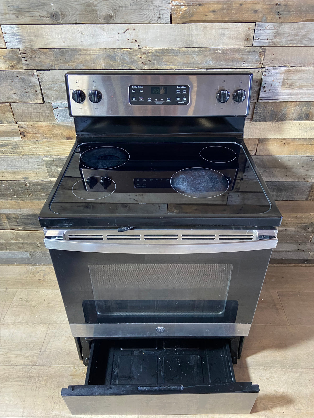 GE Stainless Steel 4 Burner Range