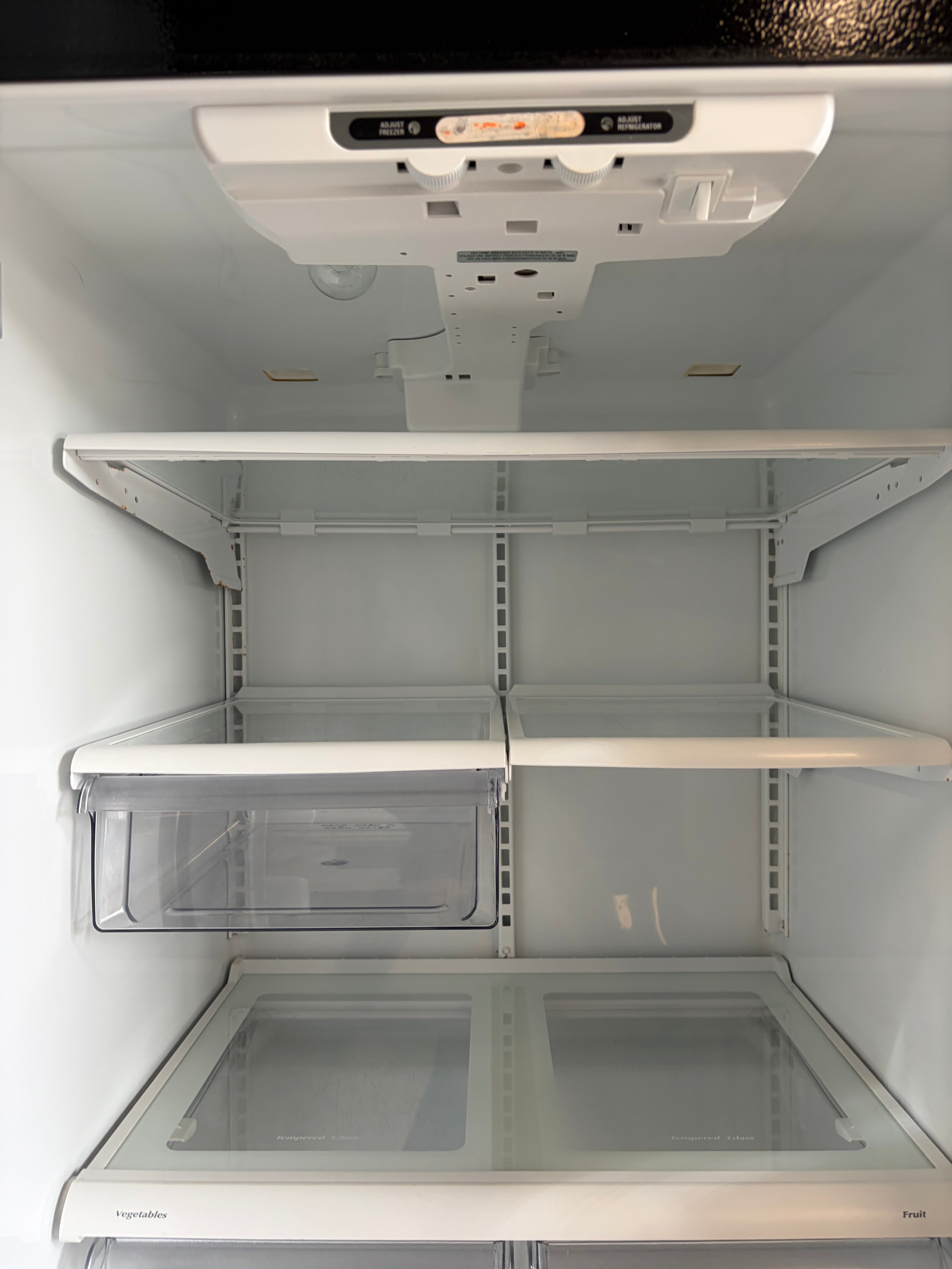GE Stainless Top Bottom Refrigerator