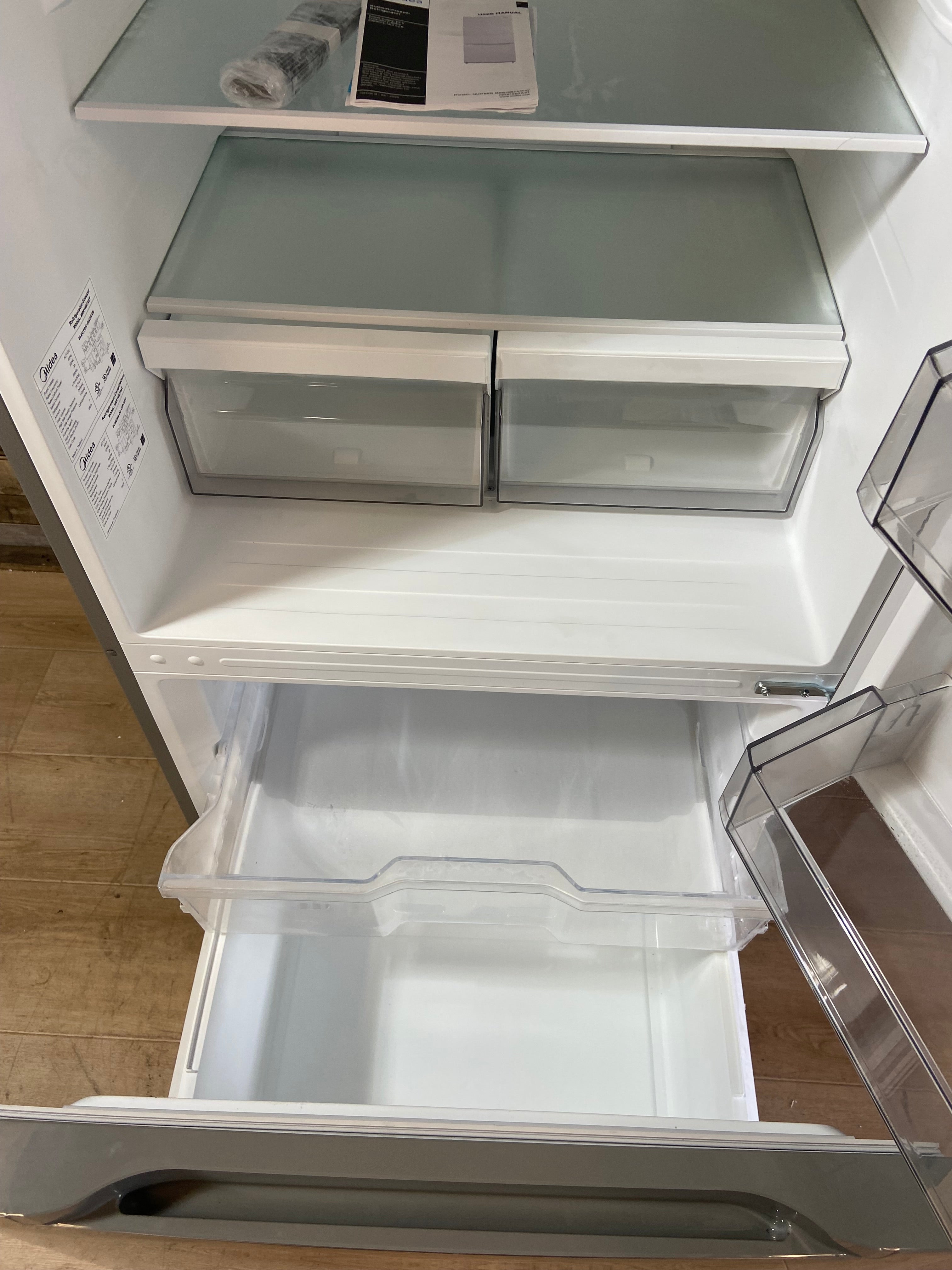 Midea 18.7 Cu. Ft. Top Freezer Refrigerator – Stainless Steel
