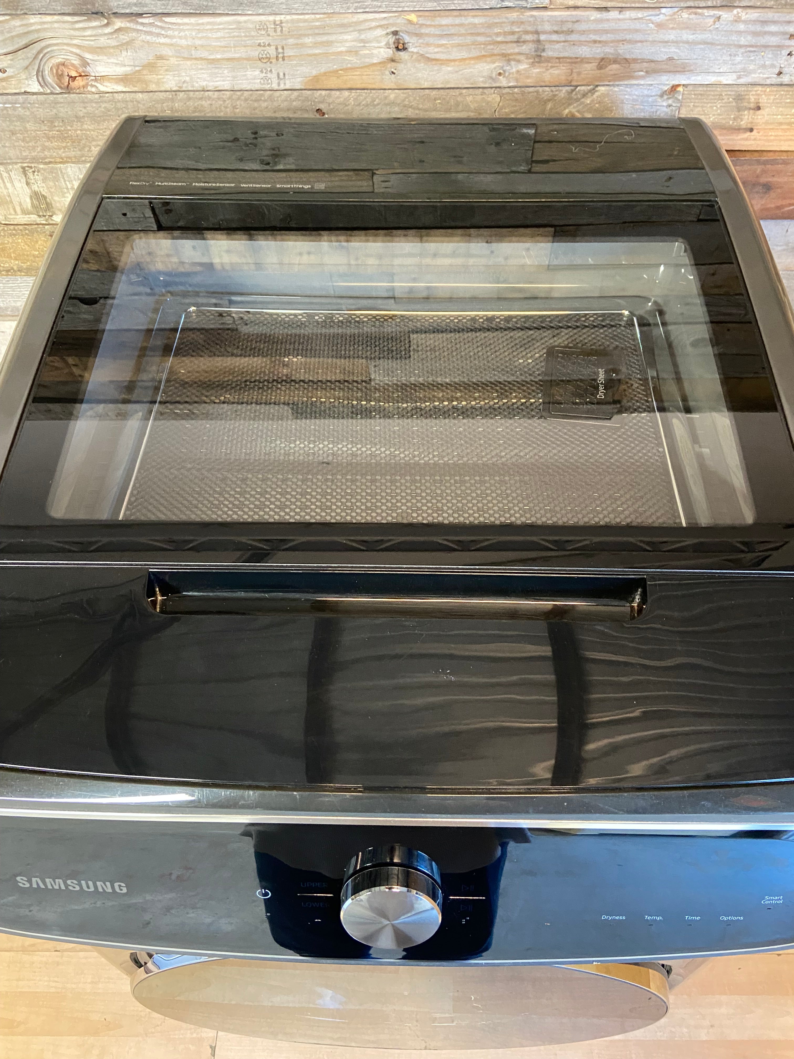 Samsung Black Stainless Dryer with FlexDry