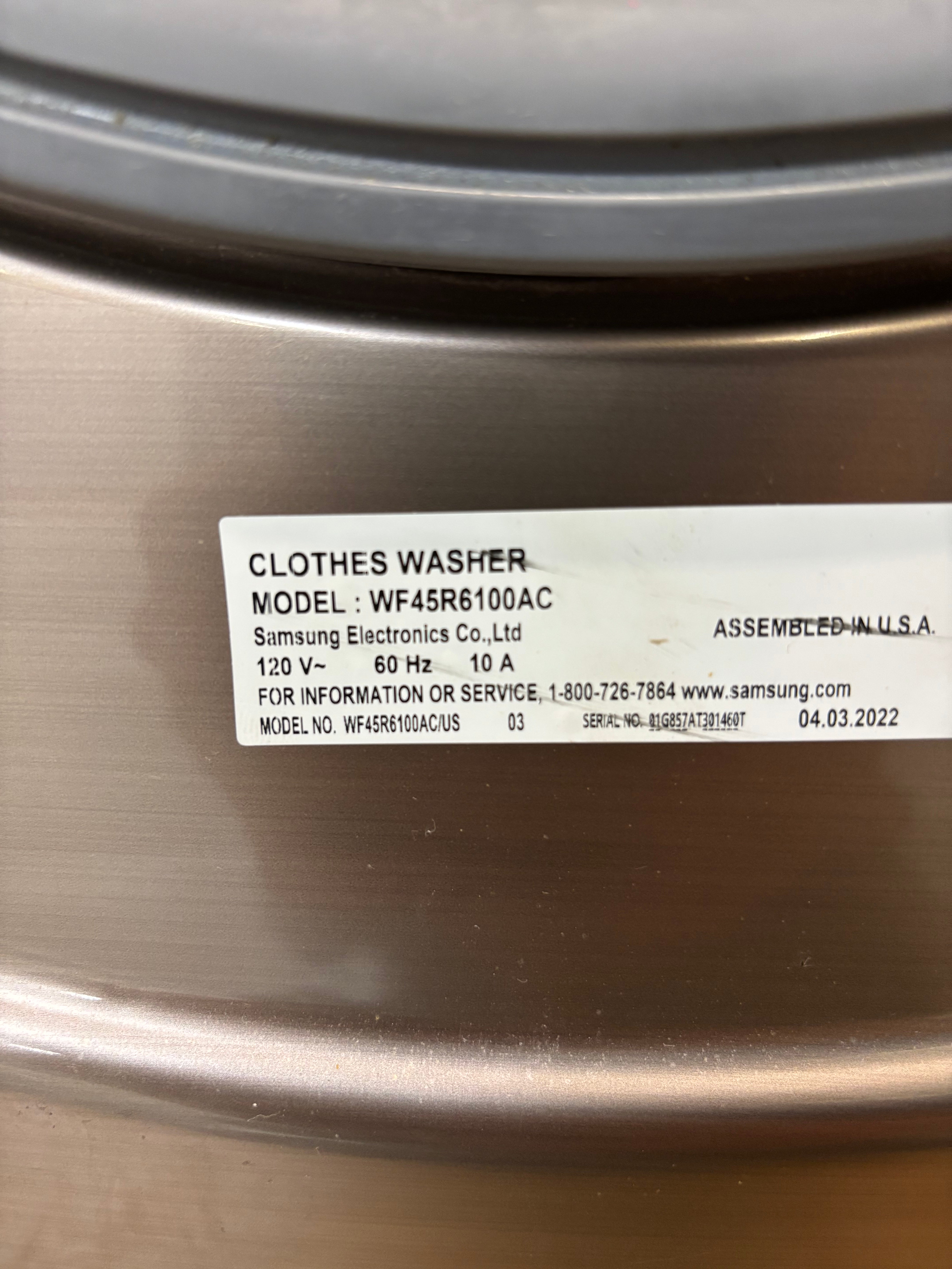 Samsung Bronze Front Load Washer