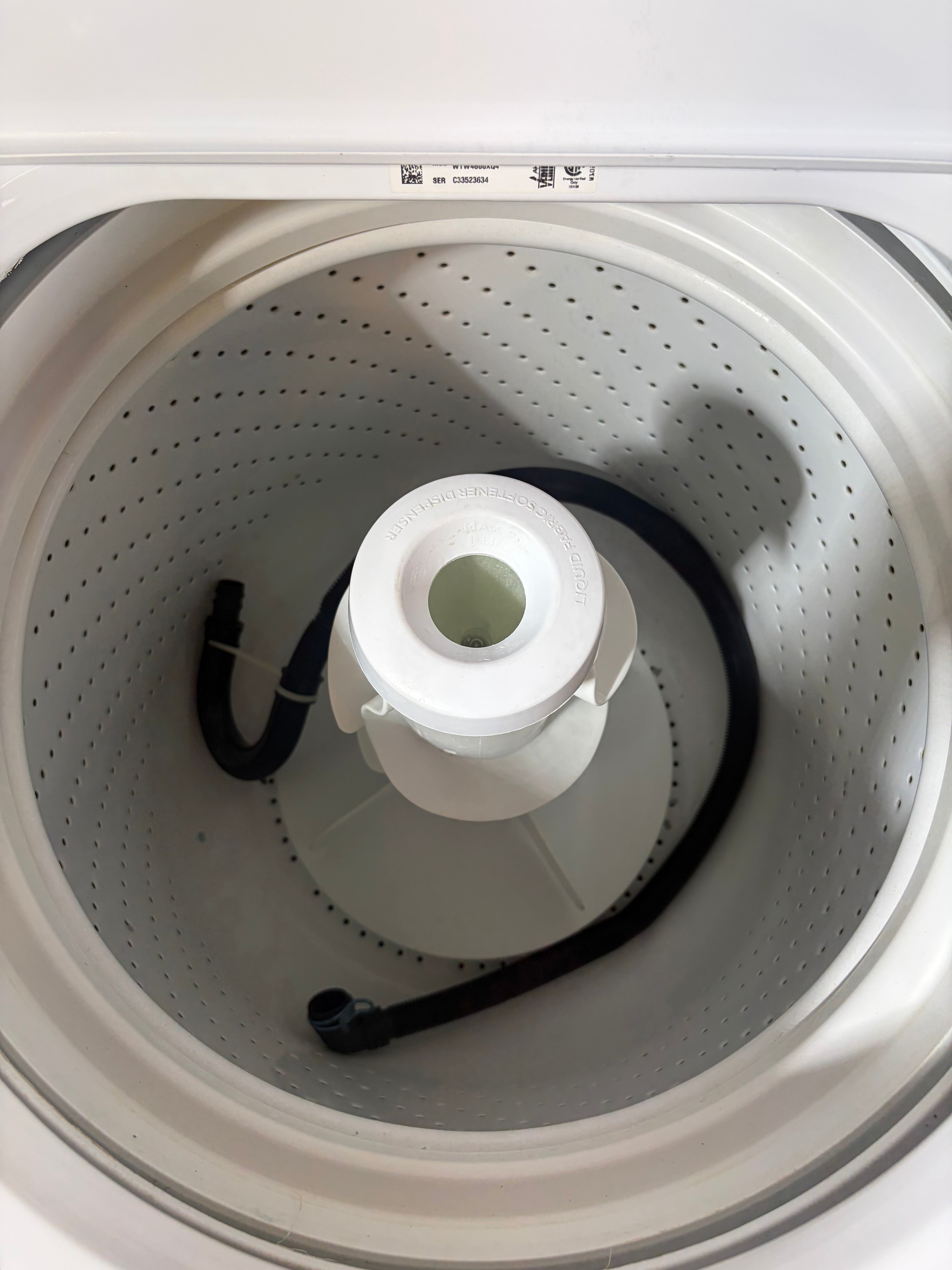 Whirlpool White Panel Top Load Washer And Dryer Set