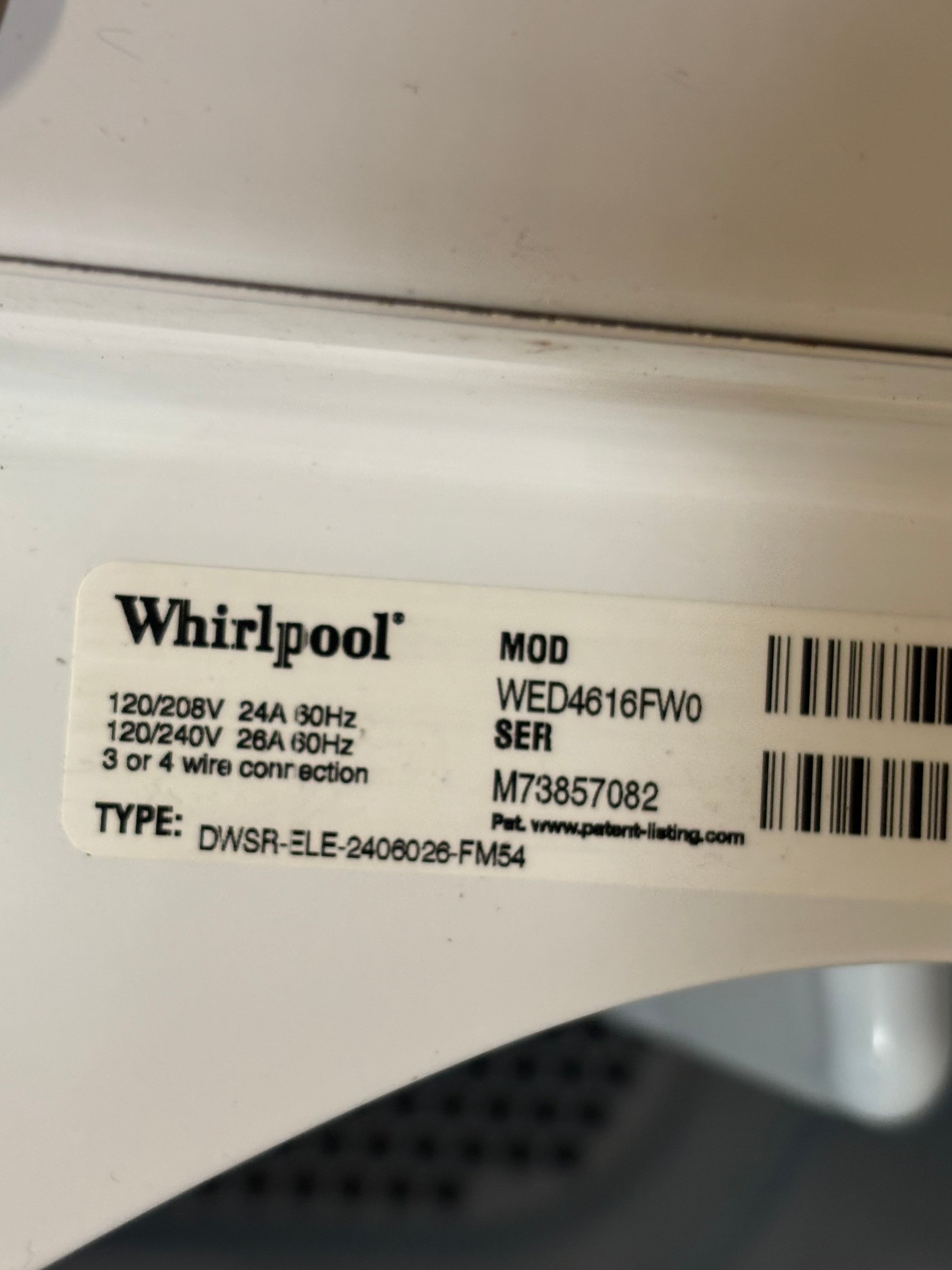Amana Whirlpool Top Load Set