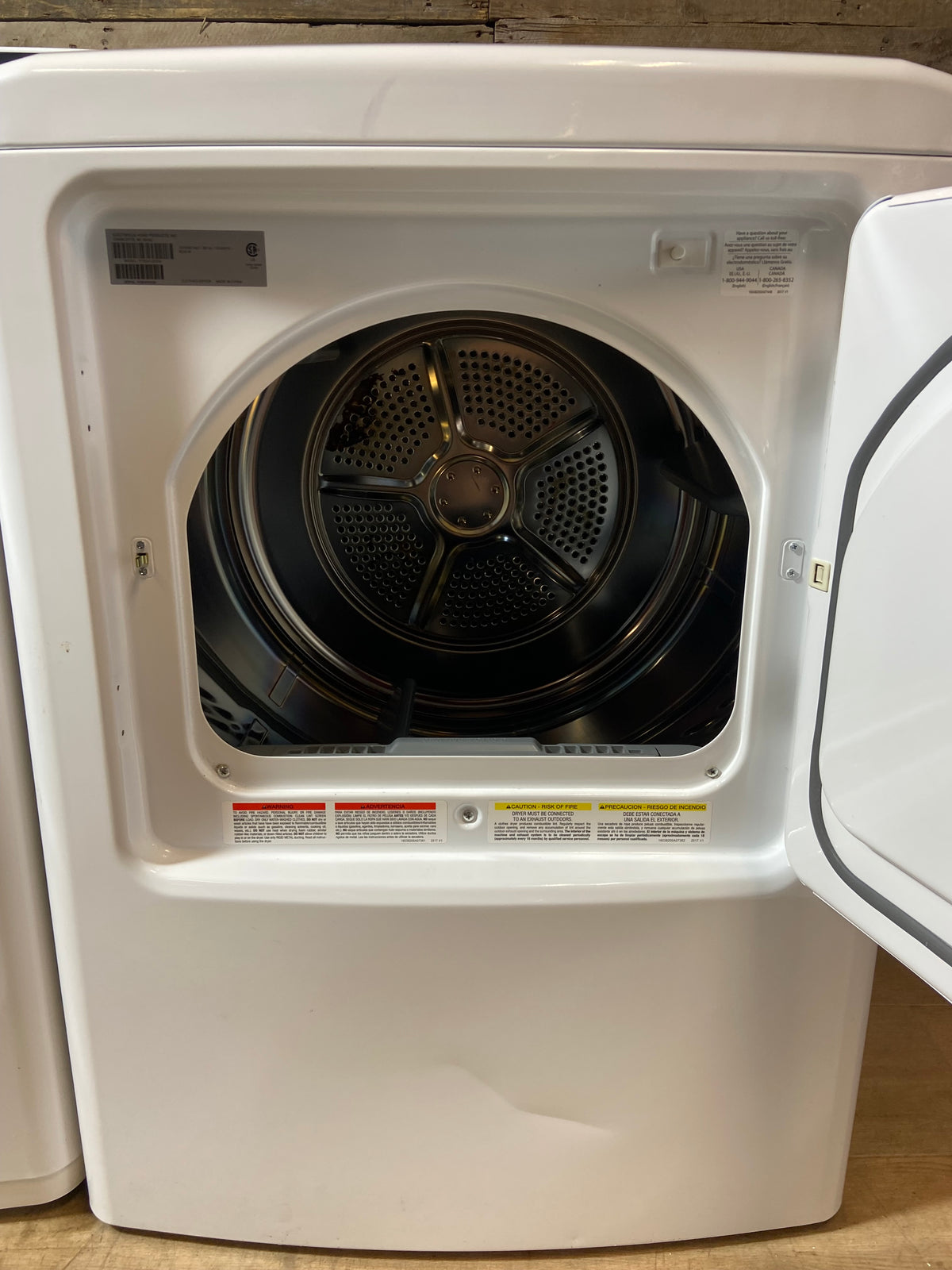 Frigidaire MaxFill Top Load Glass Lid Washer & Dryer Set