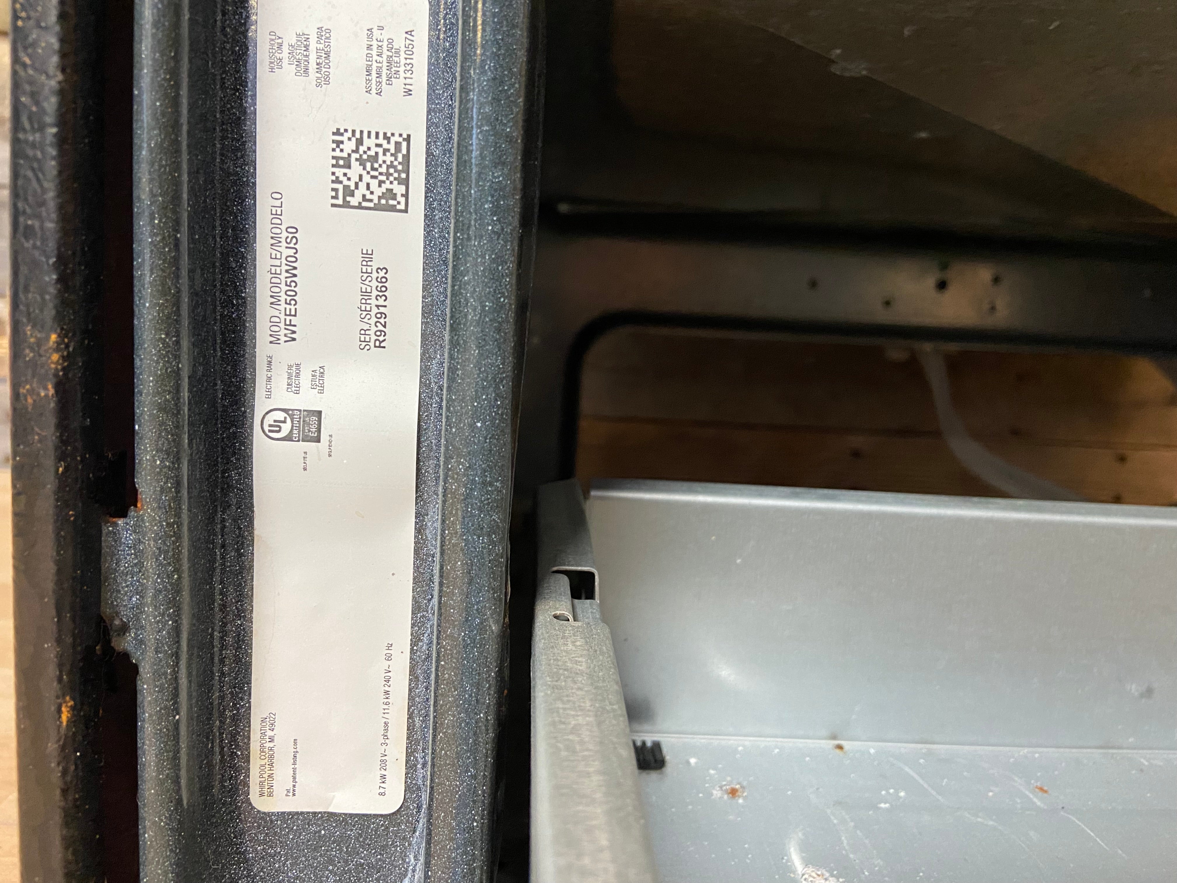 Whirlpool Stainless 5 Burner Range