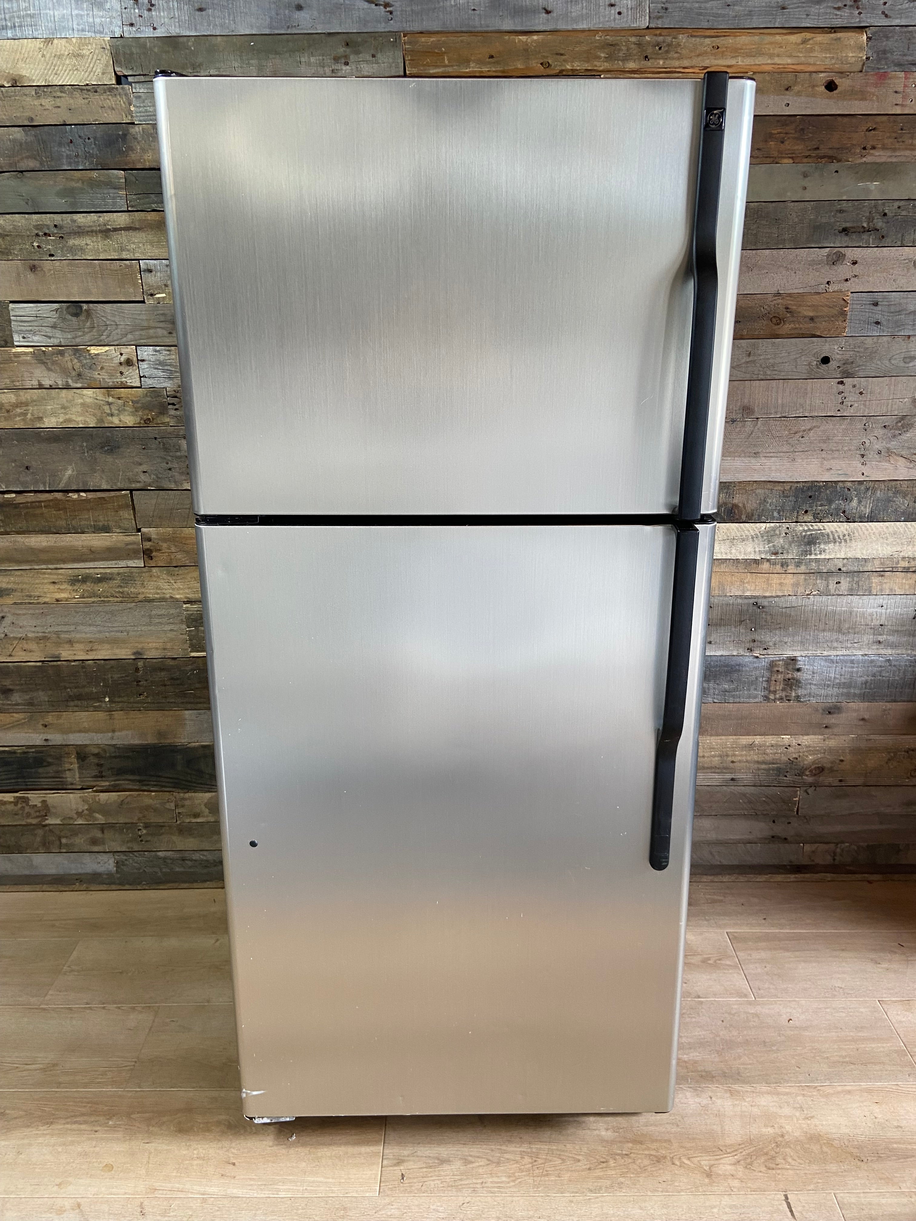 GE Stainless Top Bottom Refrigerator