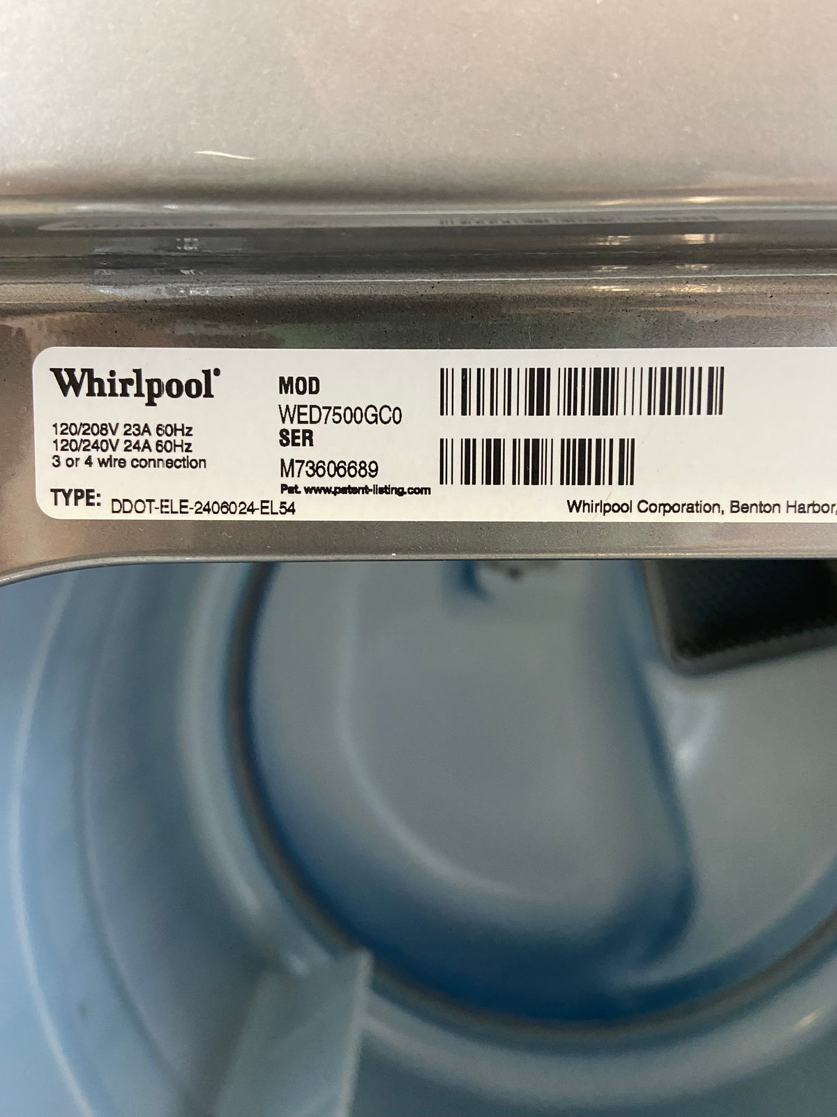 Whirlpool Stainless Steel Large Capacity Washer & Dryer Set