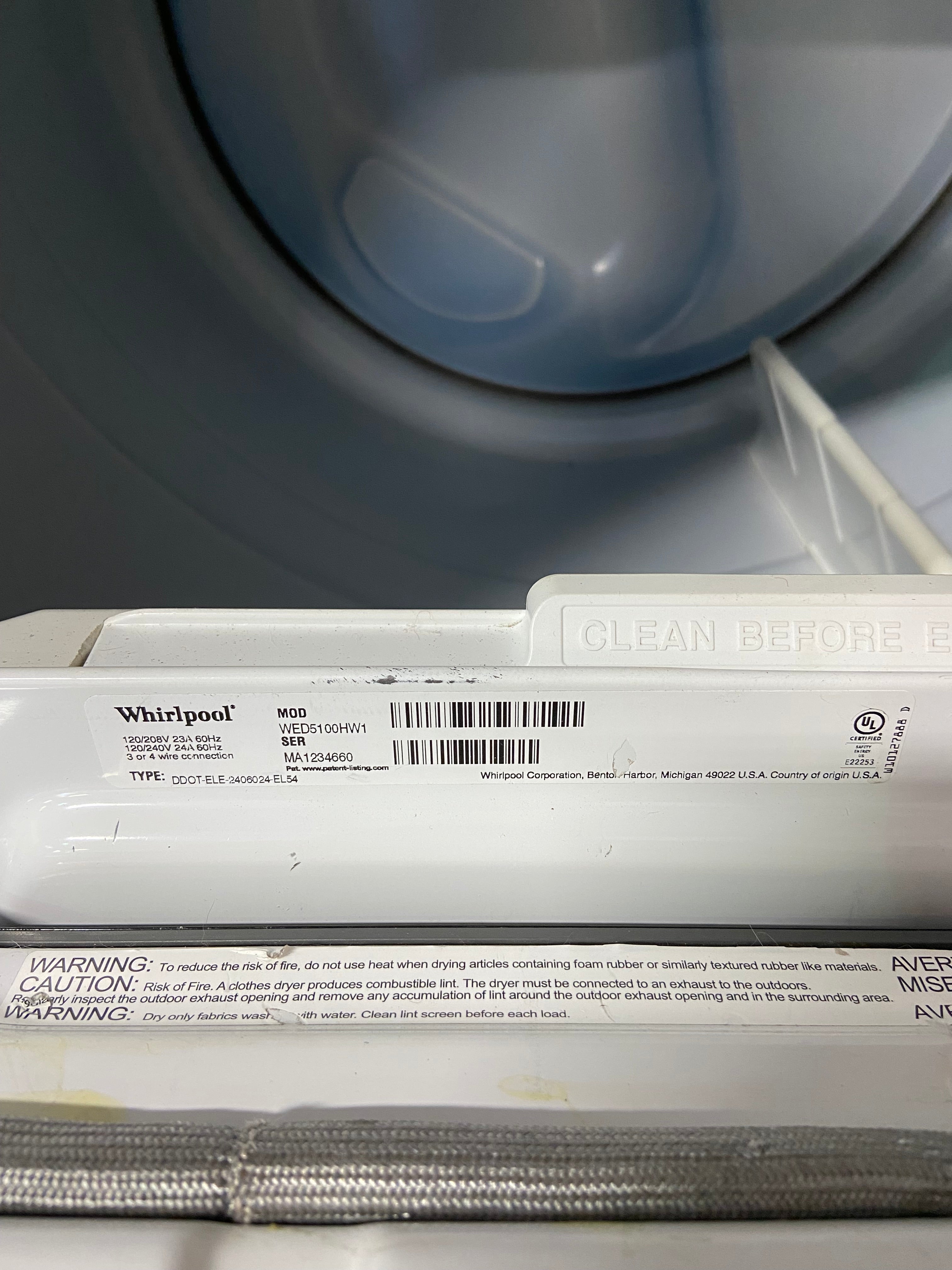 Whirlpool Glass Door Top load Set