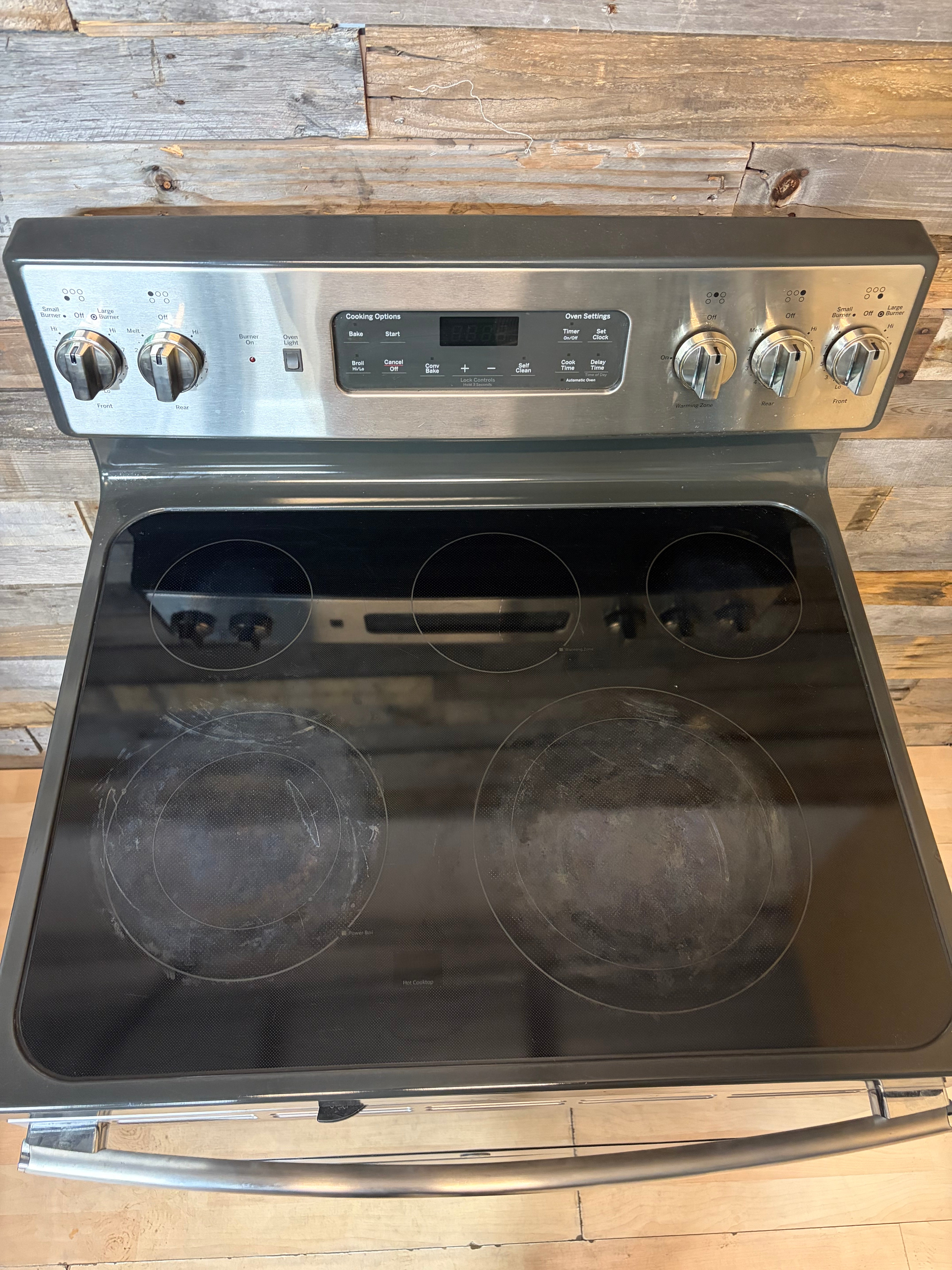 GE Stainless 5 Burner Glass Top Range