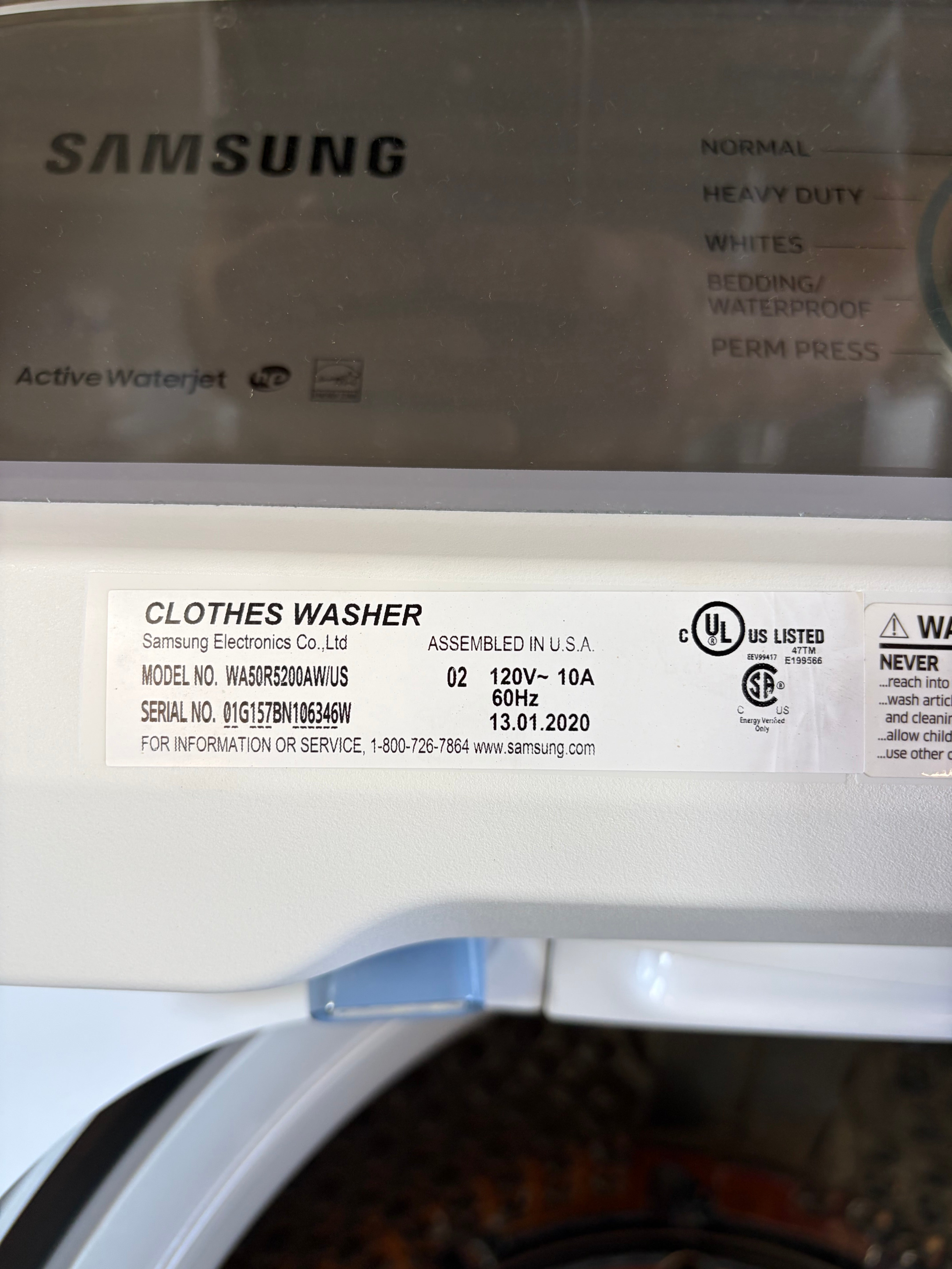 Samsung White Active Waterjet Deep Tub Set