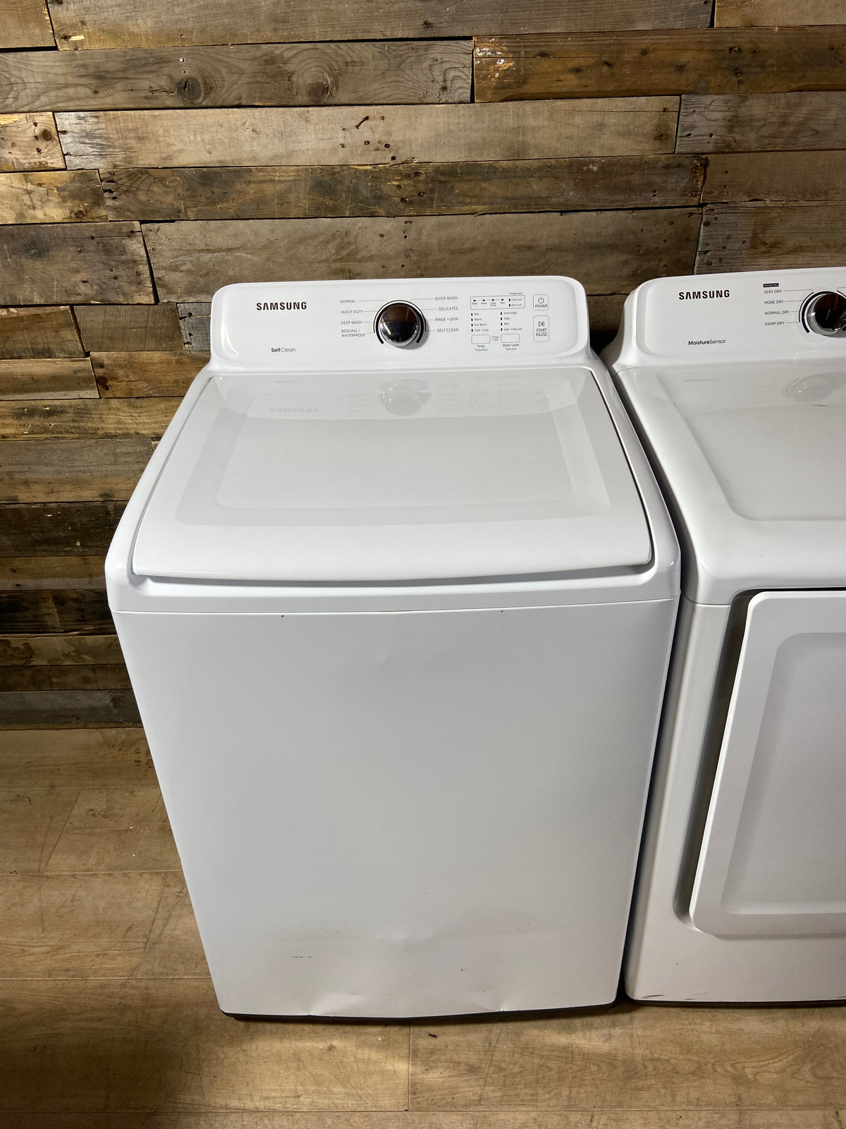 Samsung Large Capacity Top Load Washer & Dryer Set