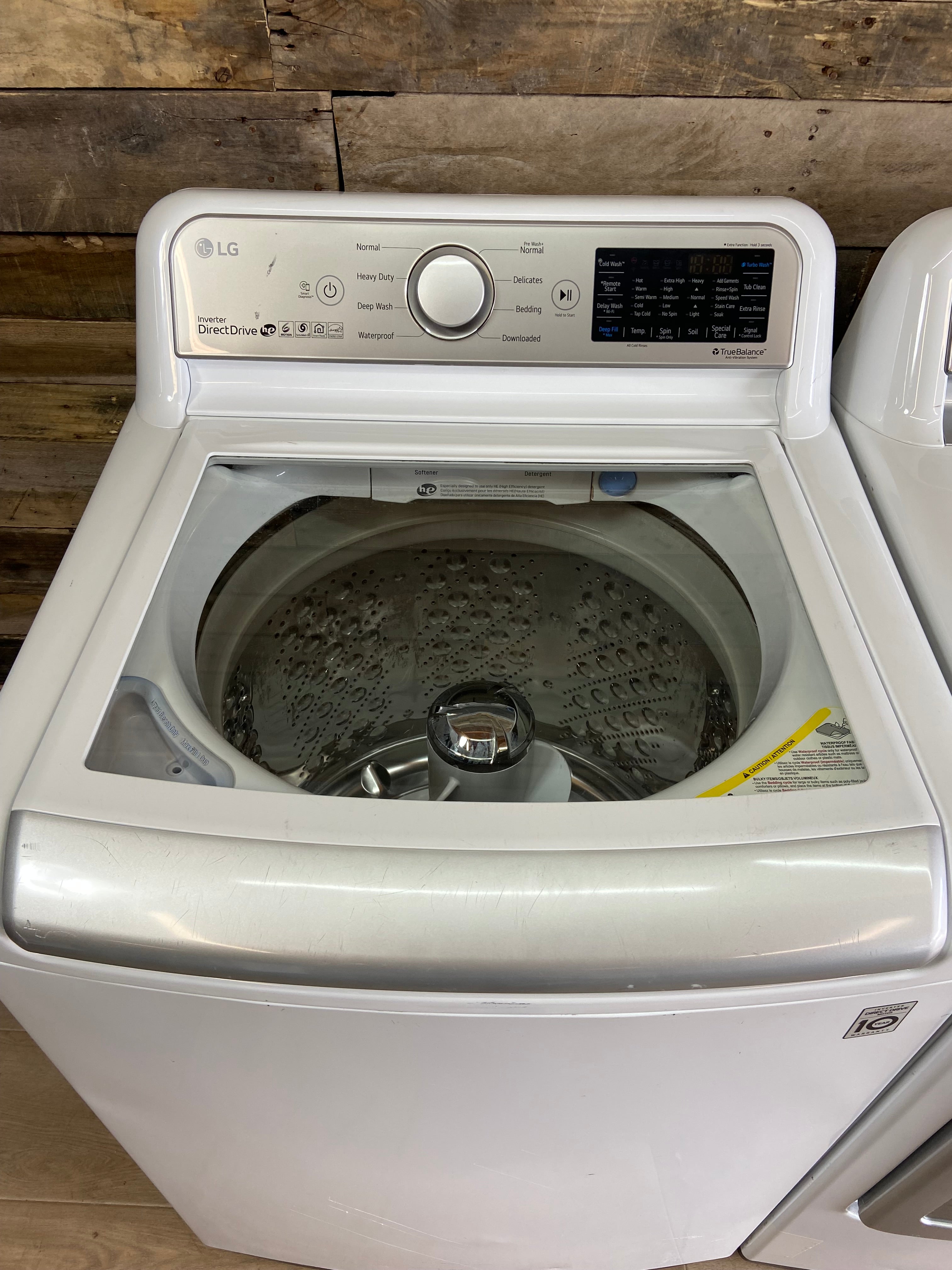 Lg Large Capacity Top Load Set (Agitator)